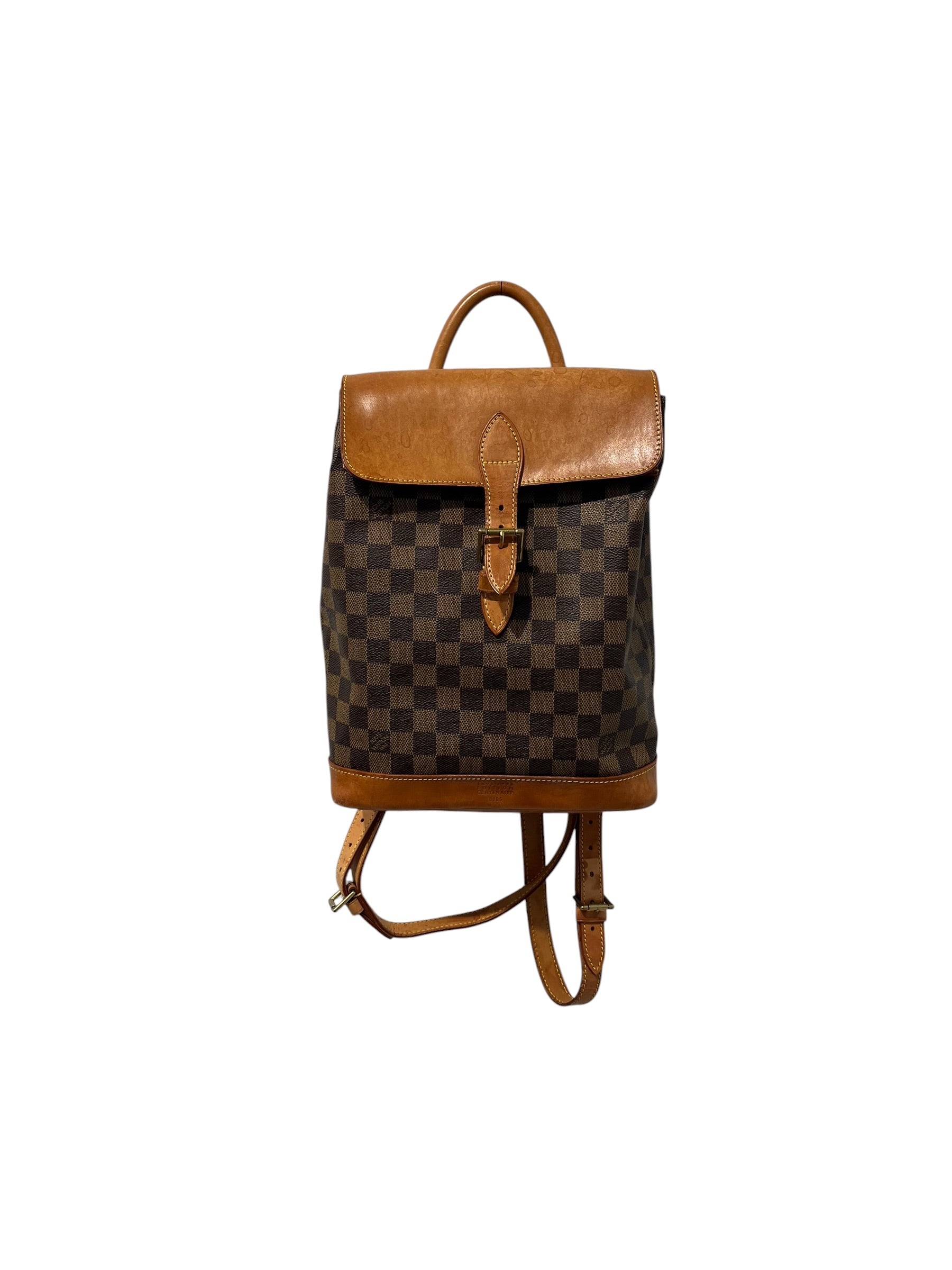 LOUIS VUITTON/Backpack/Monogram/Leather/BRW/ARLEQUIN SOLO view 1