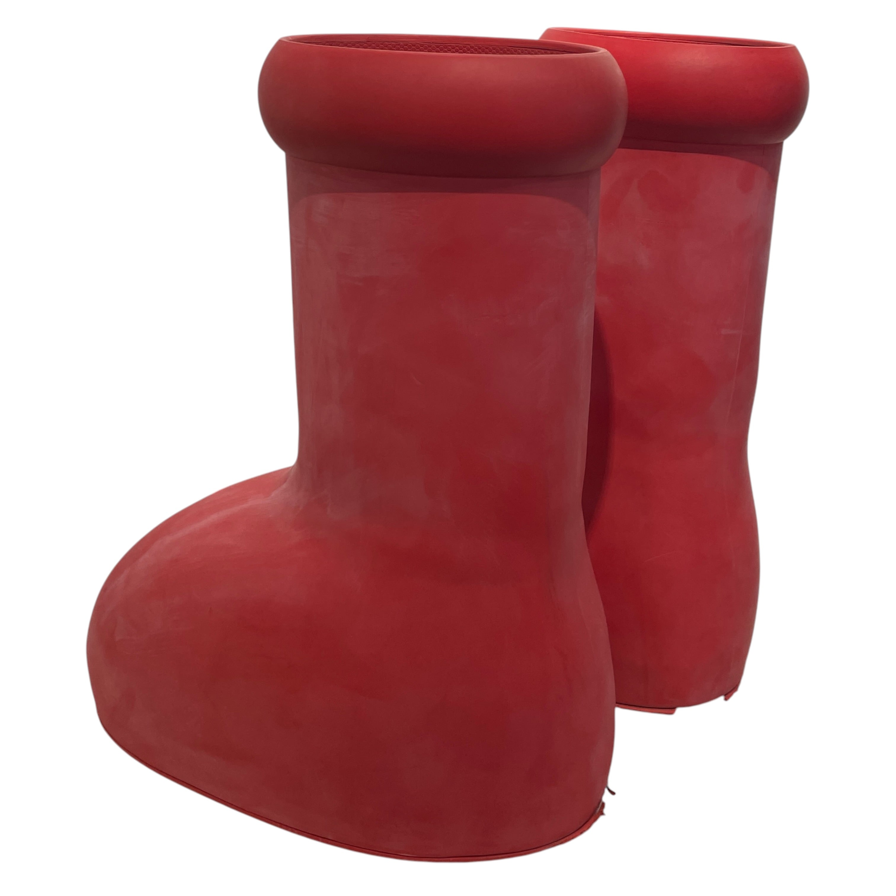 MSCHF/Pull-On Boots/US 9/RED/BIG RED BOOTS view 2