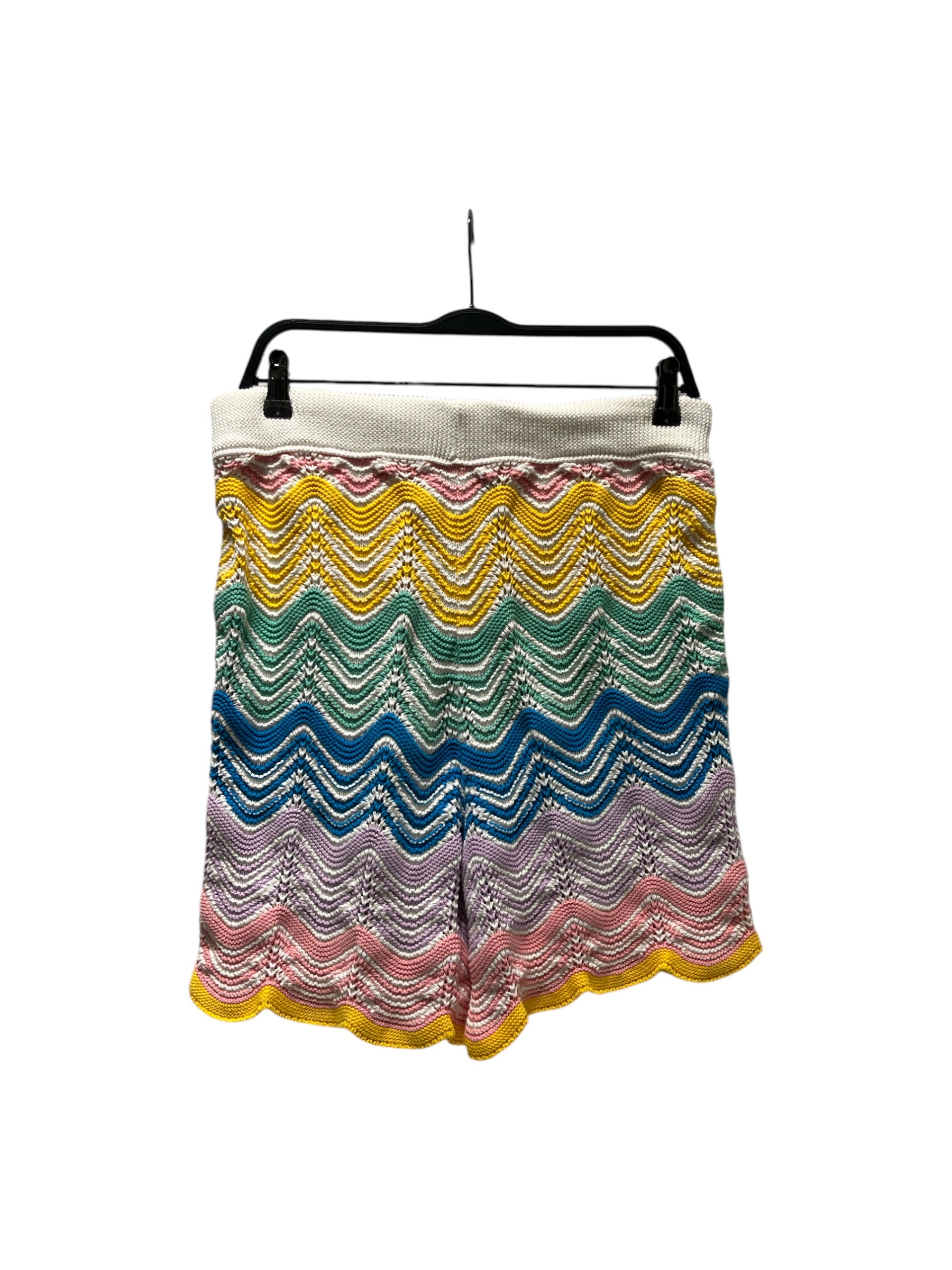 CASABLANCA/Shorts/M/Cotton/MLT/Stripe/KNIT GRAIDIENT WAVE SHORTS view 2