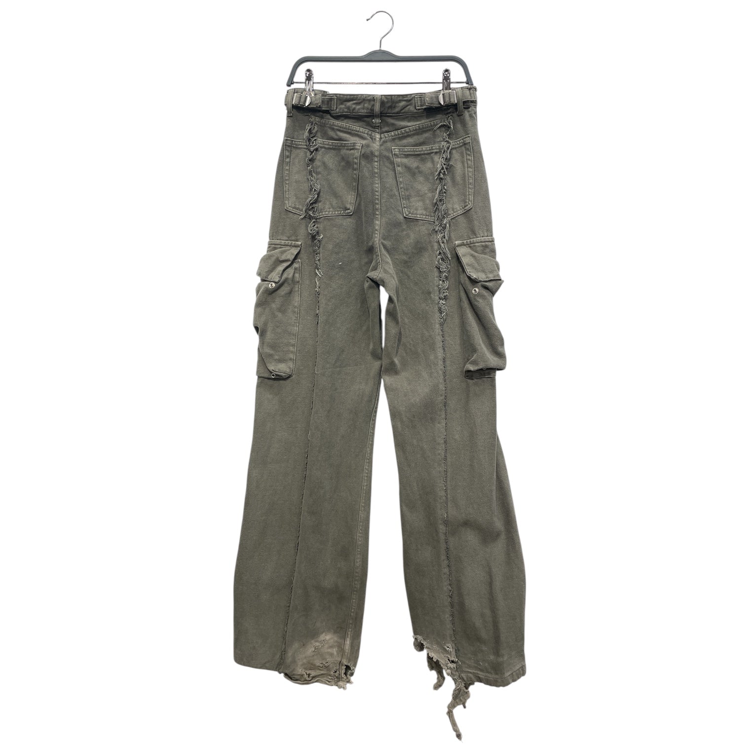 VUJA DE/Cargo Pants/M/Cotton/GRN/DISTRESSED CARGO view 2