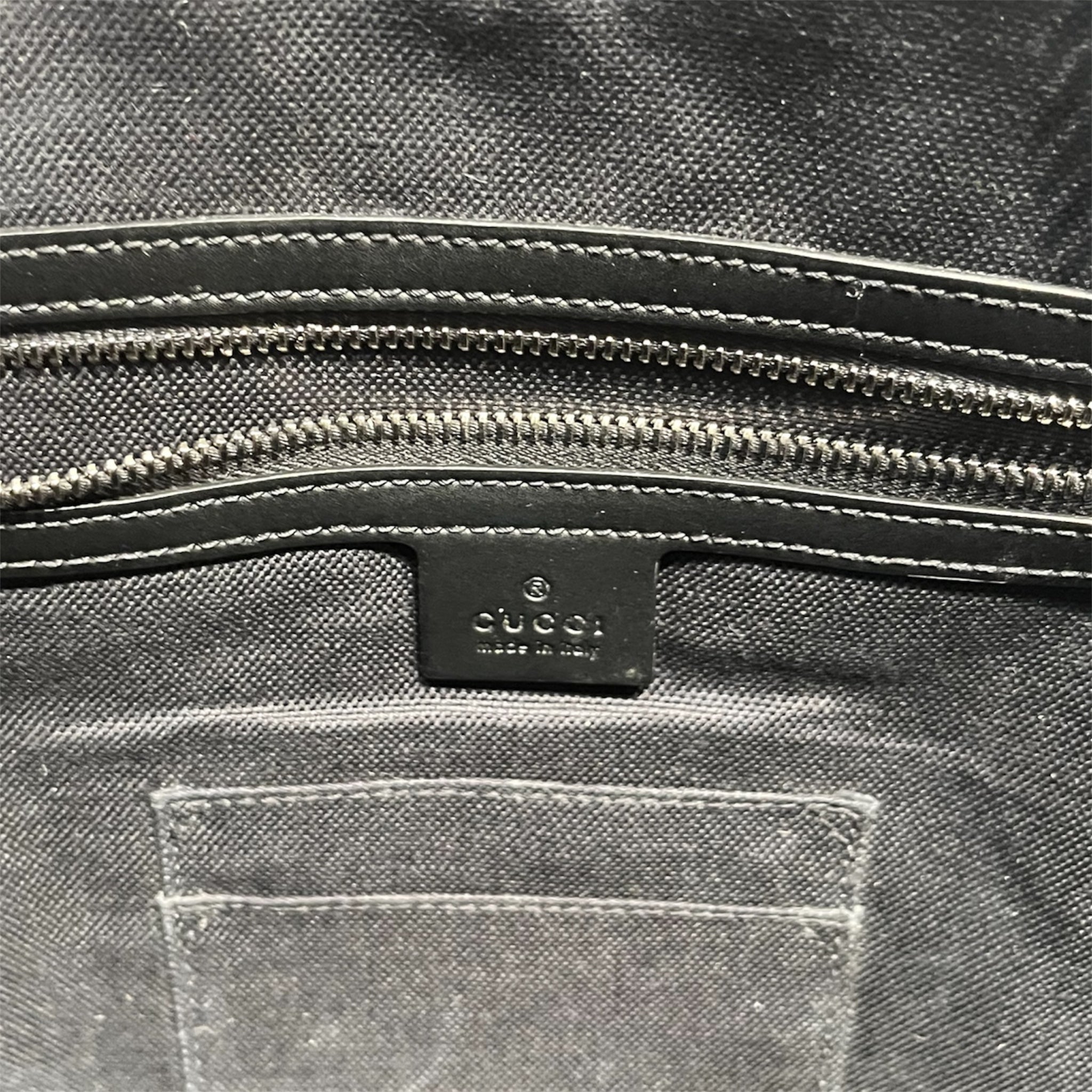GUCCI/Briefcase/All Over Print/Leather/BLK/BRIEF view 7