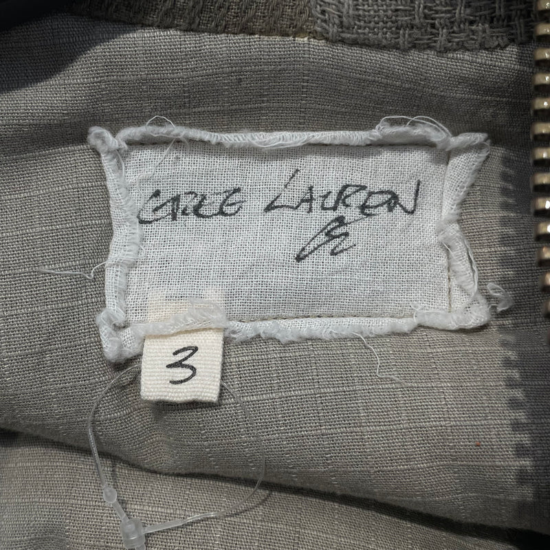 GREG LAUREN/Puffer Jkt/3/Cotton/KHK/RETRO PUFFY