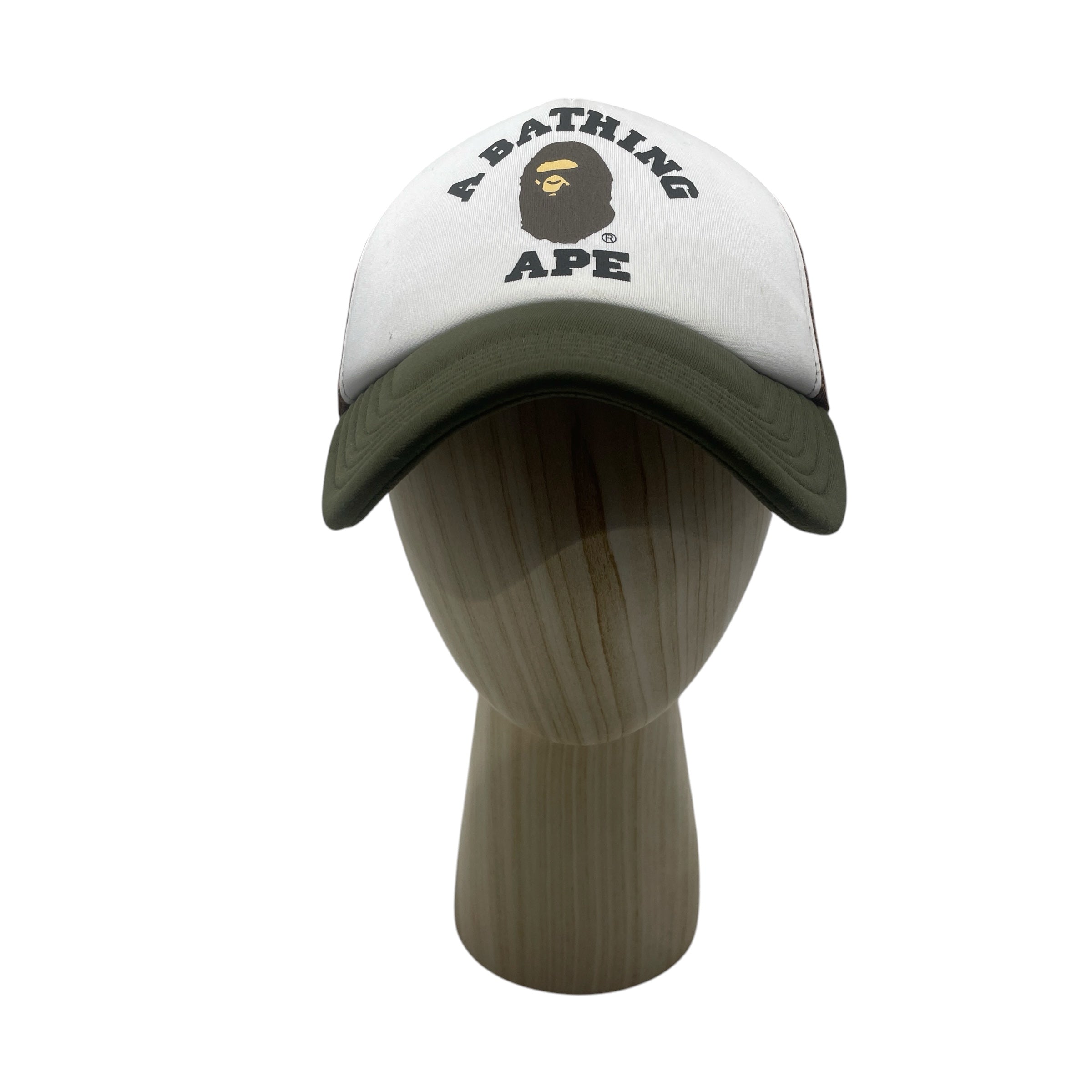 A BATHING APE/Cap/Cotton/GRN/college mash view 1