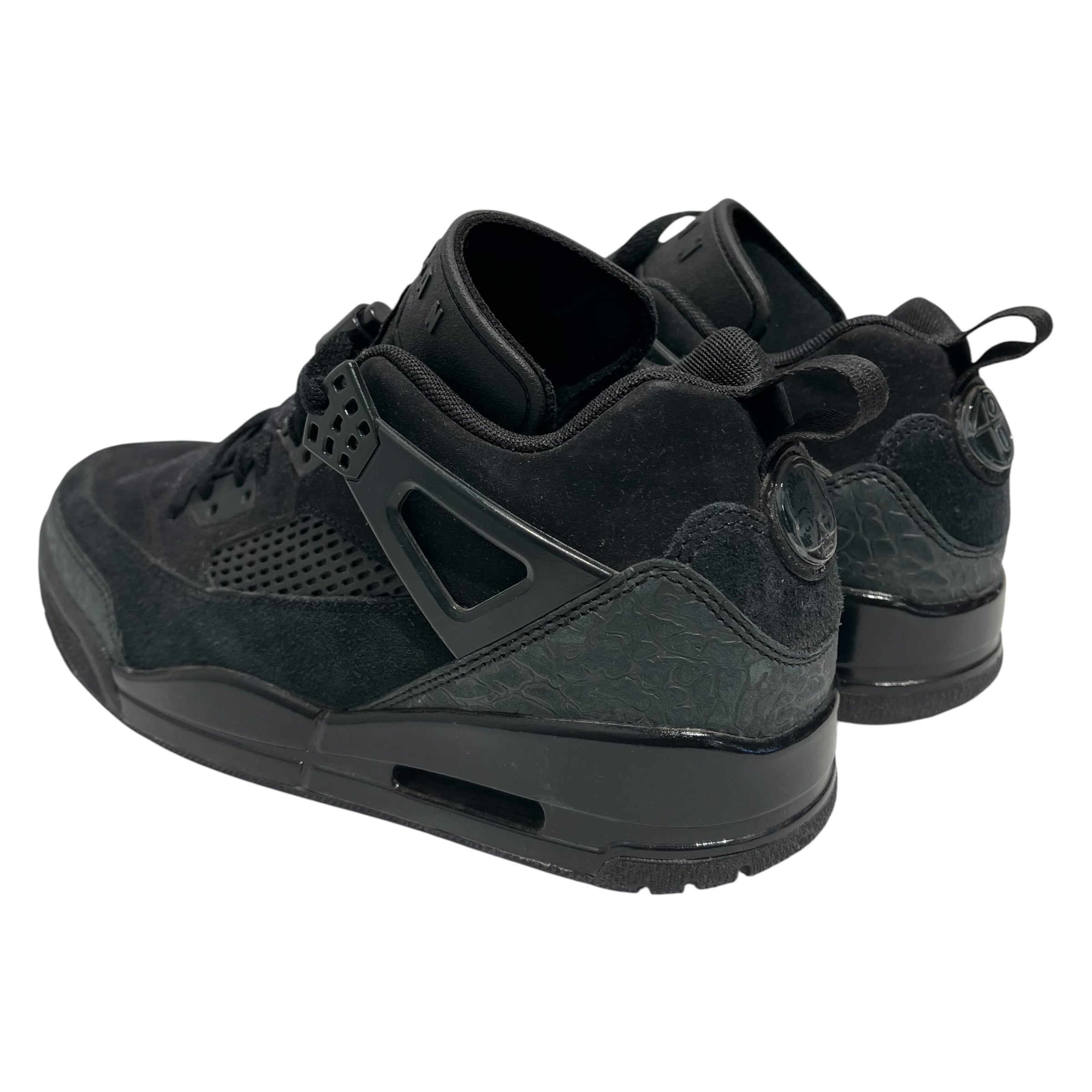 JORDAN BRAND/Low-Sneakers/US 8.5/Suede/BLK/spizike low black cats view 2