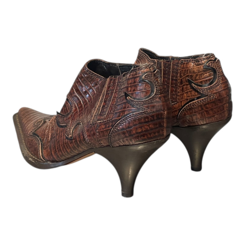 MIU MIU/Western Boots/EU 35.5/Leather/BRW/