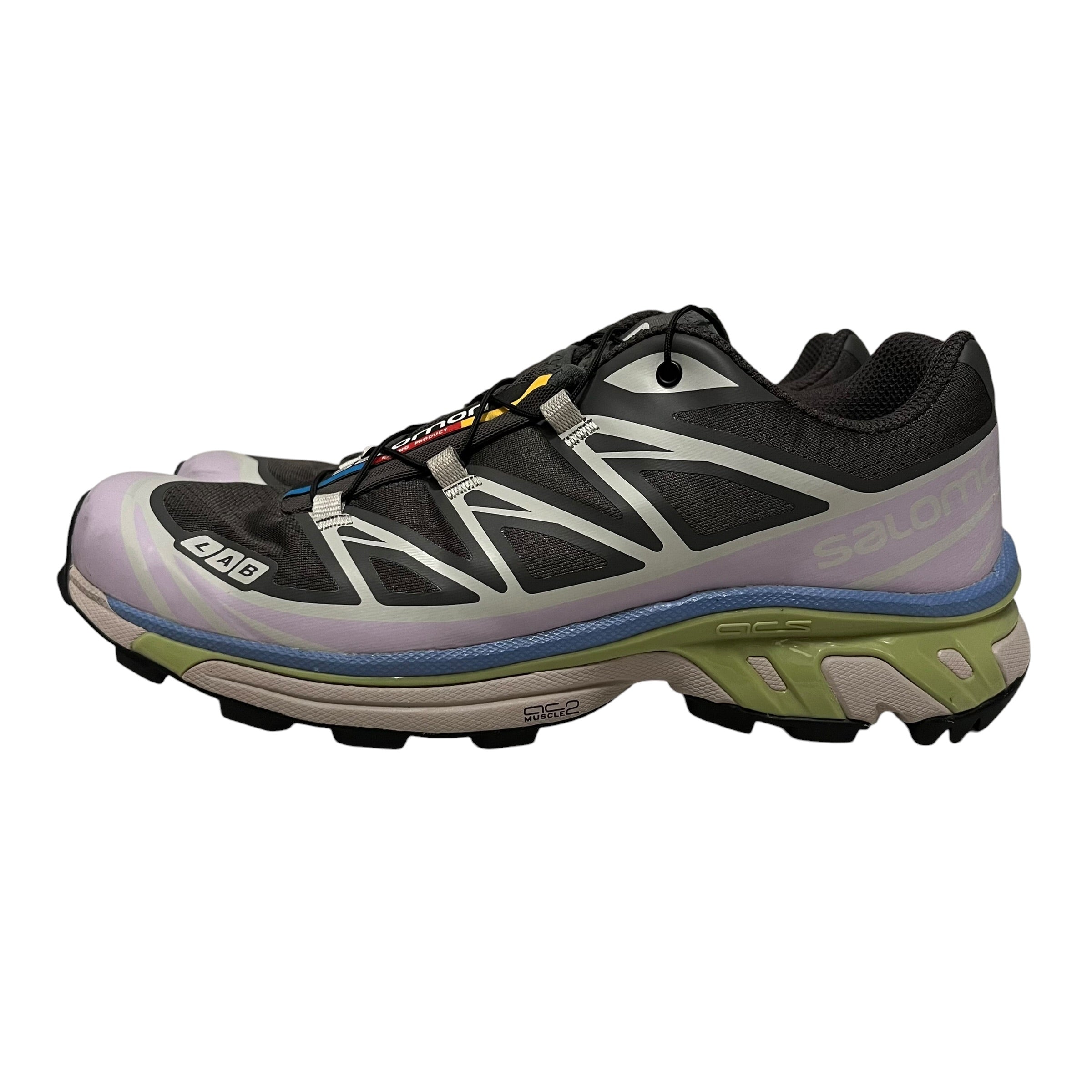 salomon/Low-Sneakers/US 8.5/Stripe/GRY/xt-4 lab lavender view 3
