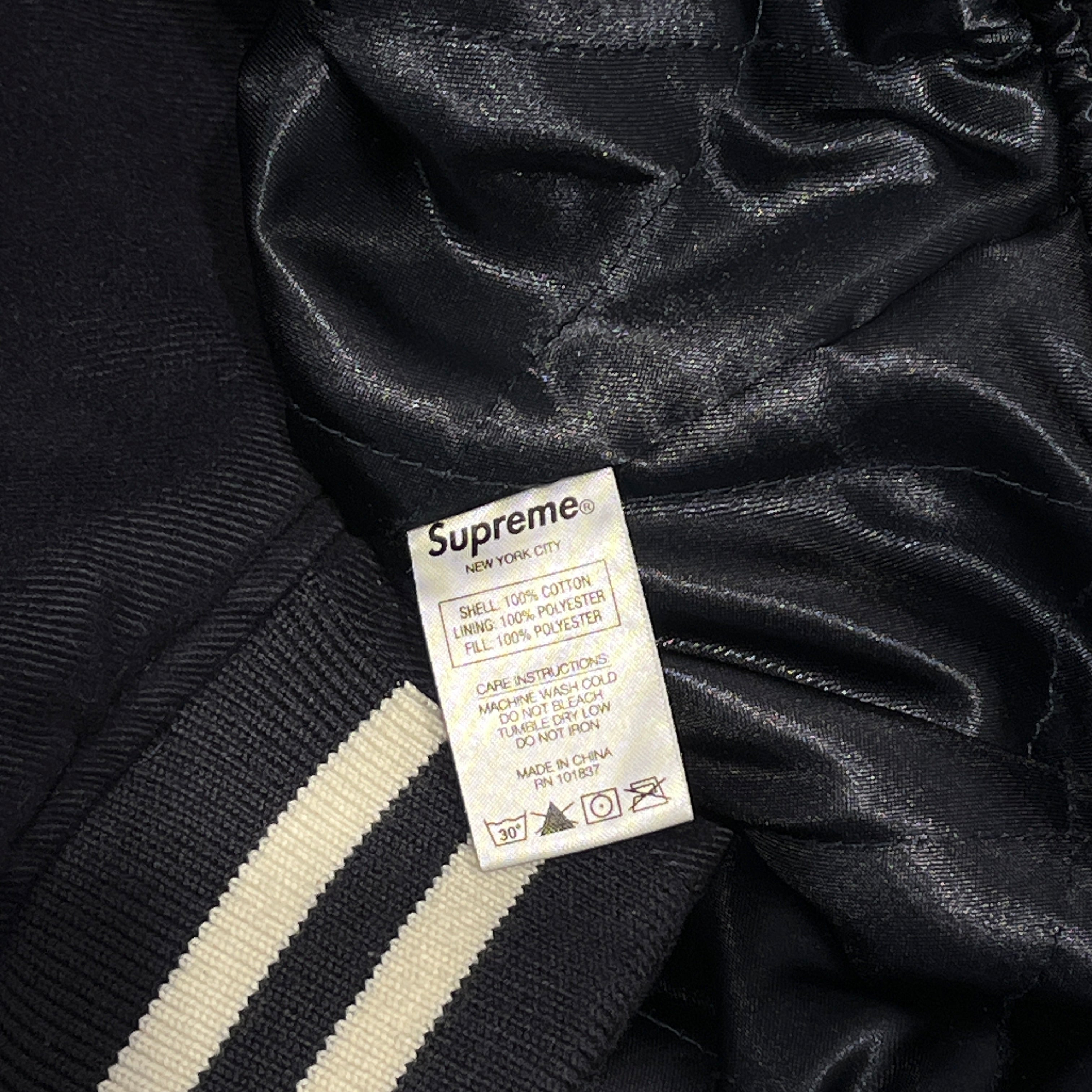 Supreme/Jacket/M/BLK/new era mlb patchwork view 5