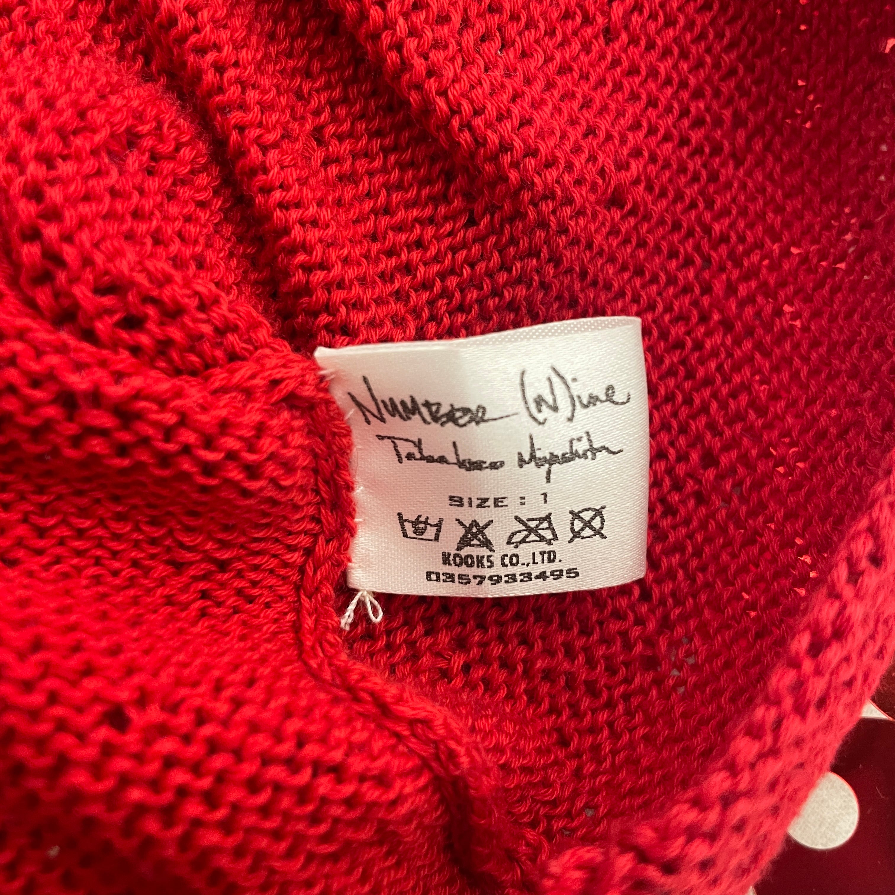 NUMBER (N)INE/T-Shirt/1/Cotton/RED/2006 view 4