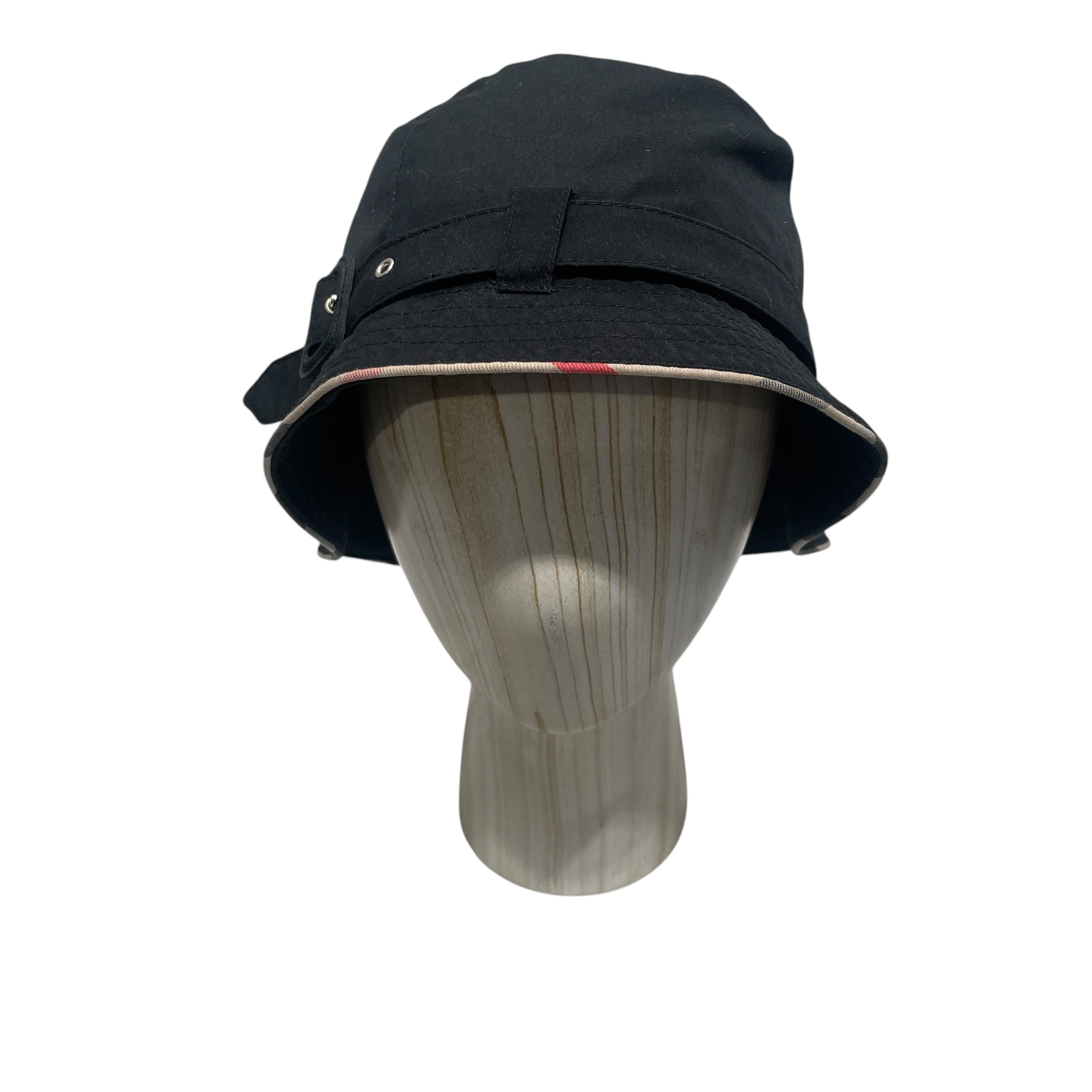 BURBERRY LONDON/Bucket Hat/Cotton/BLK/L's/ view 1