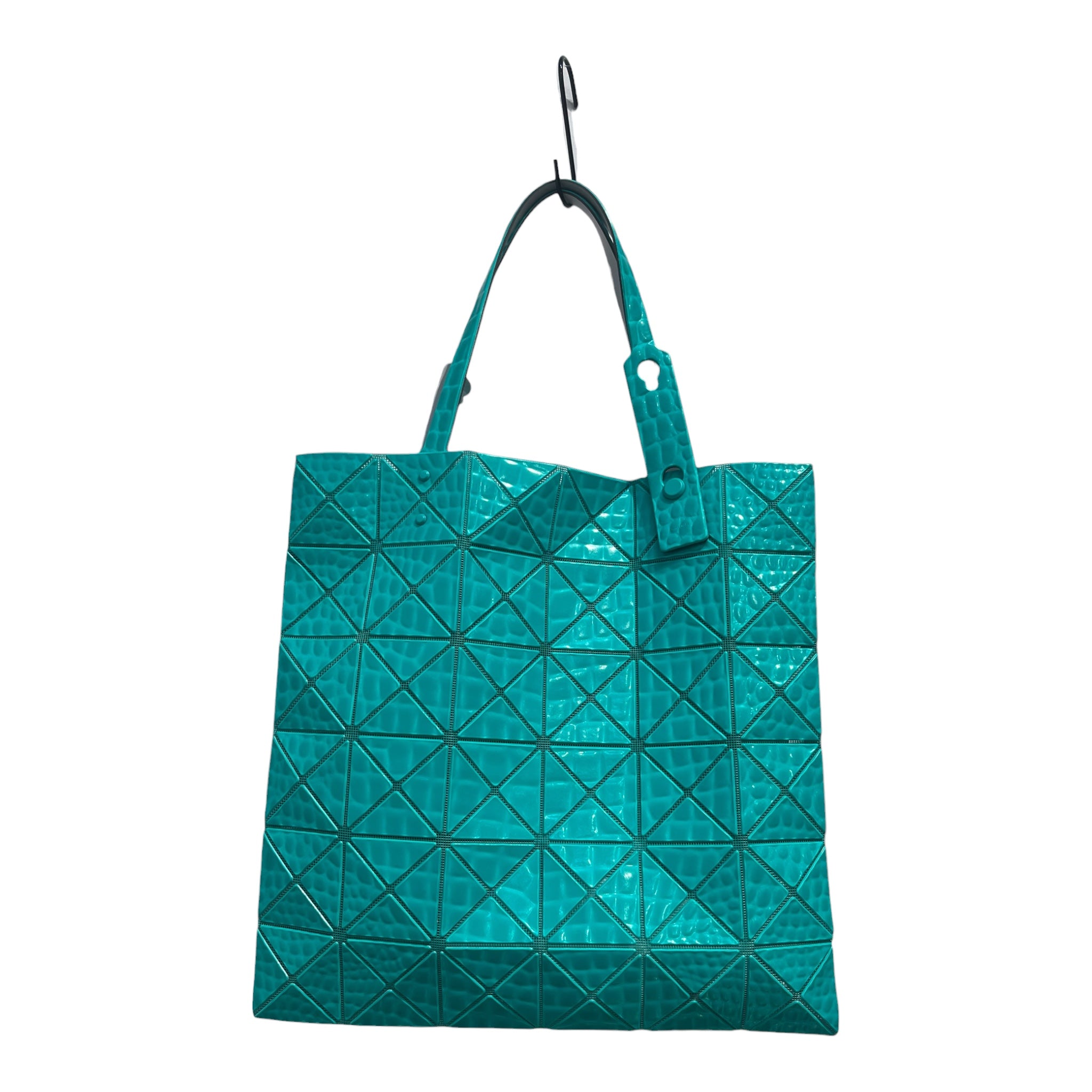 BAO BAO ISSEY MIYAKE/Tote Bag/Animal Pattern/GRN/TEAL REPTILE SKIN view 1