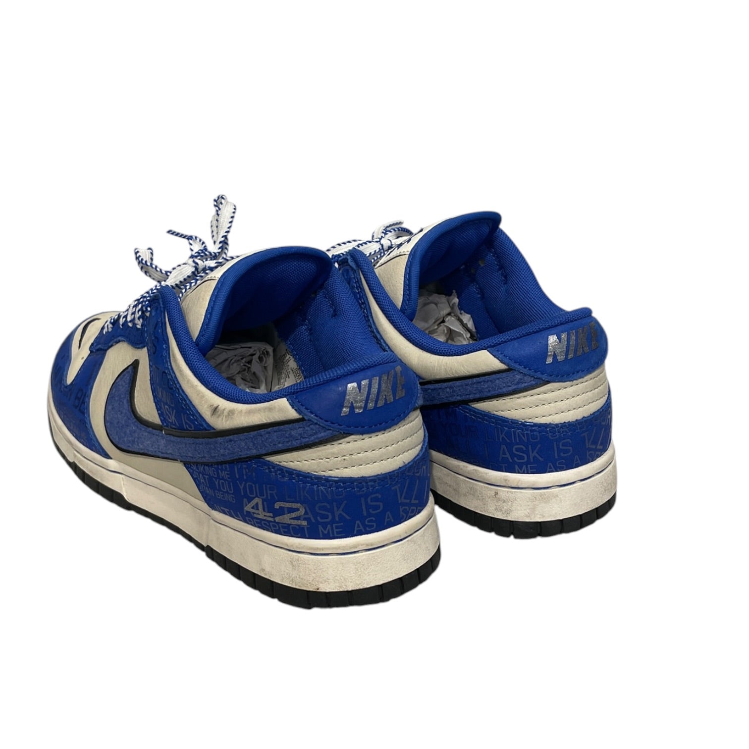NIKE/Low-Sneakers/US 8/Cotton/BLU/NIKE DUNK LOW JACKIE ROBINSON view 2