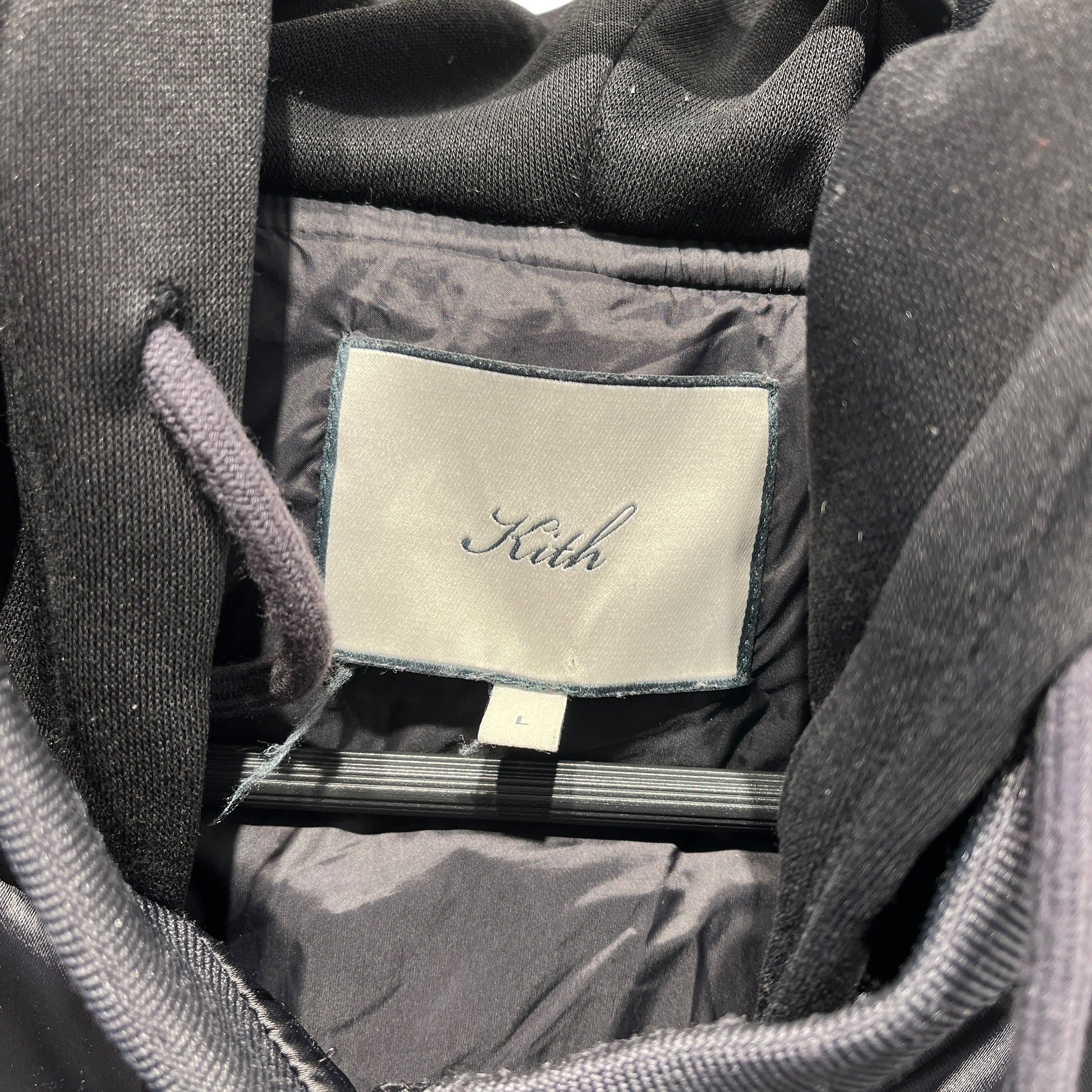 KITH/Jacket/L/Nylon/GRY/bomber striped jkt view 3