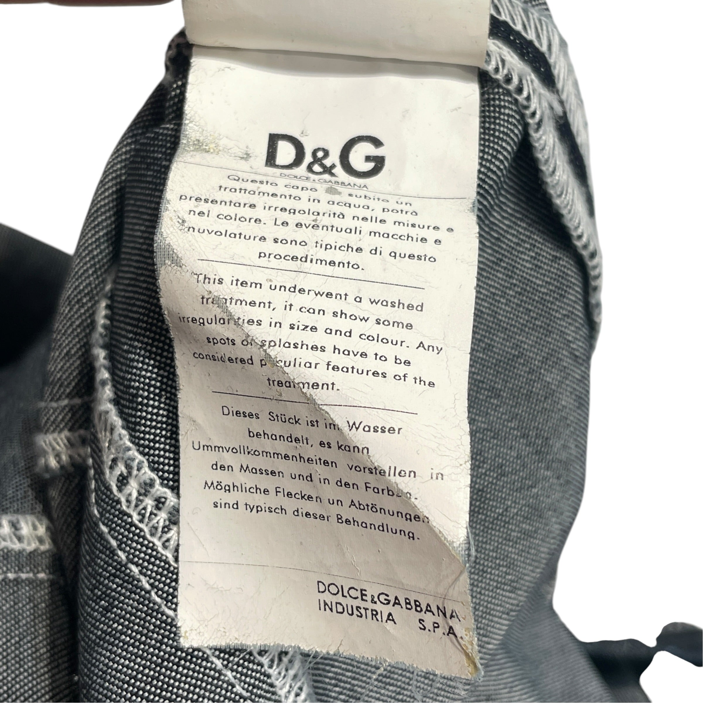 DOLCE&GABBANA/SL Dress/38/Denim/NVY/Lace Up view 5