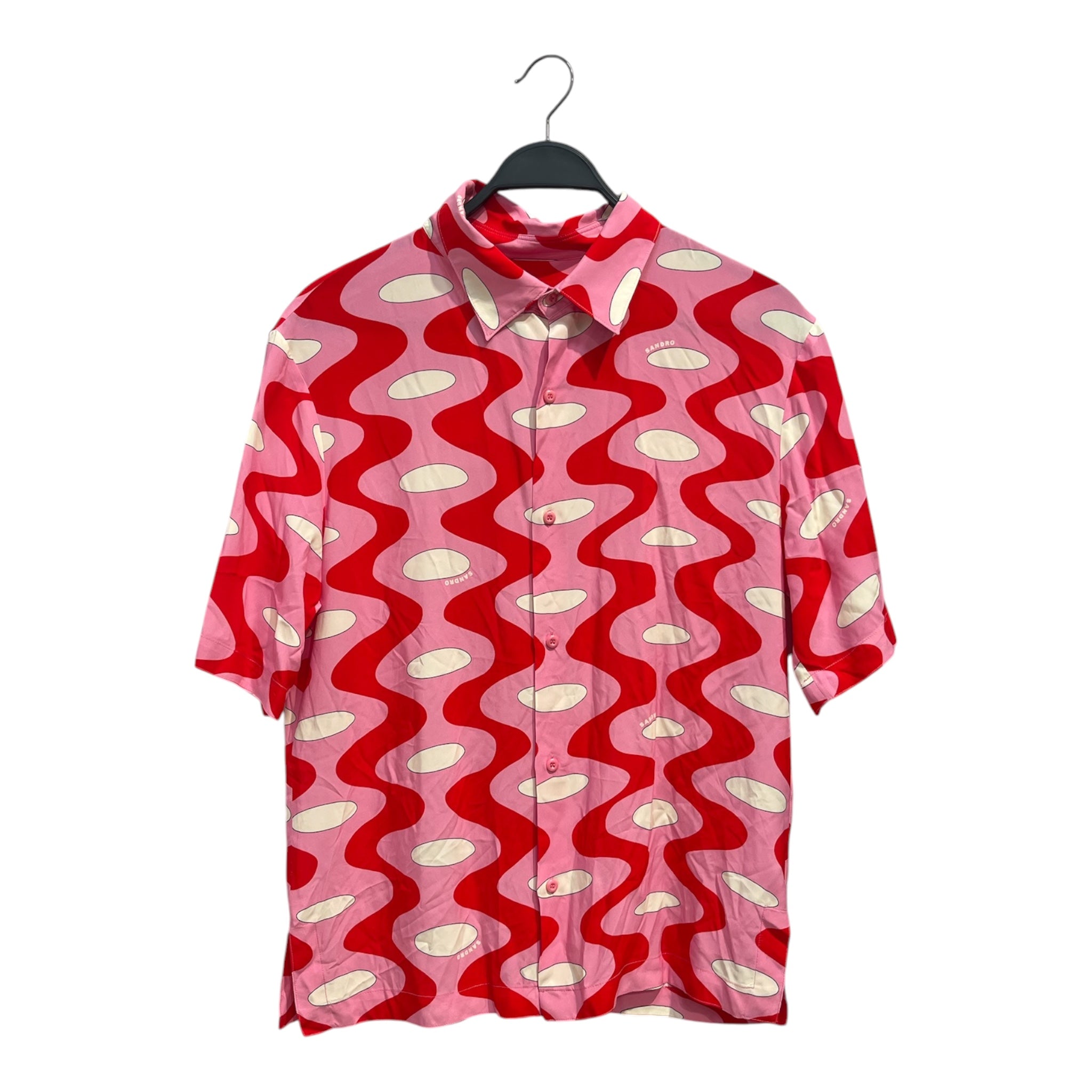 sandro/SS Shirt/XXL/PNK/Dress/All Over Print/ VISCOSE view 1
