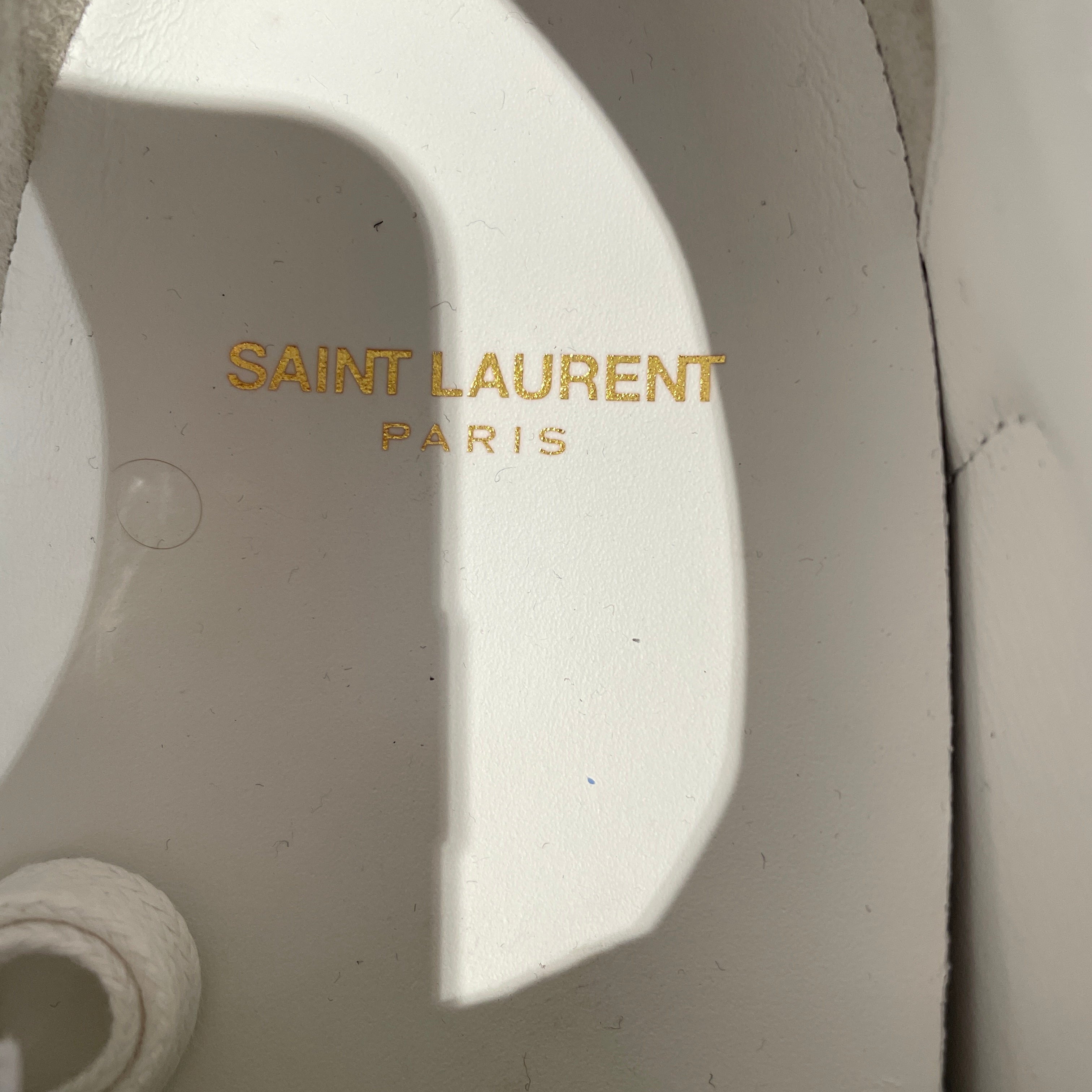 SAINT LAURENT/Low-Sneakers/EU 45/Leather/WHT/Court classic SL/06 sneaker view 3