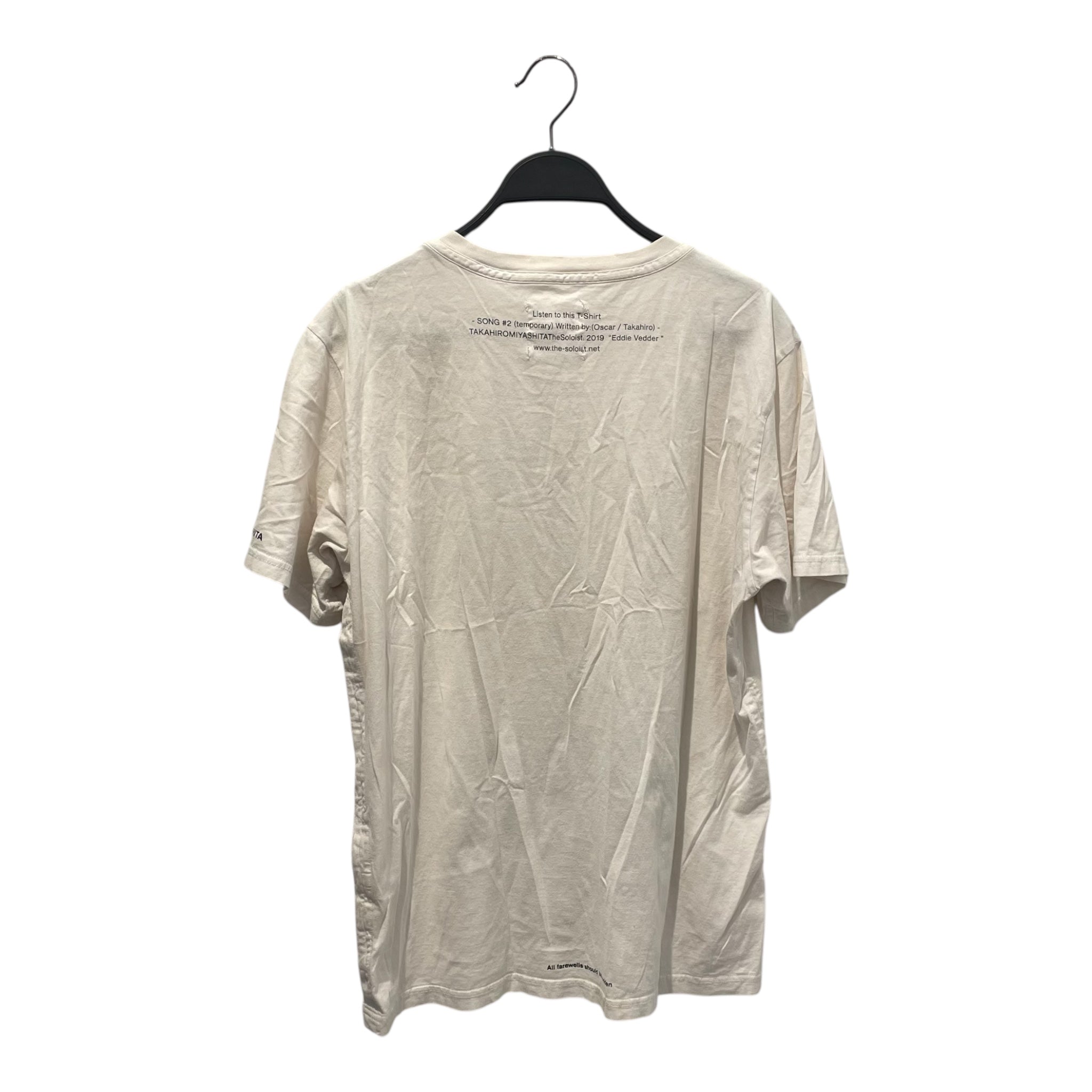TAKAHIROMIYASHITA TheSoloist./T-Shirt/46/Cotton/WHT/charles peterson view 2