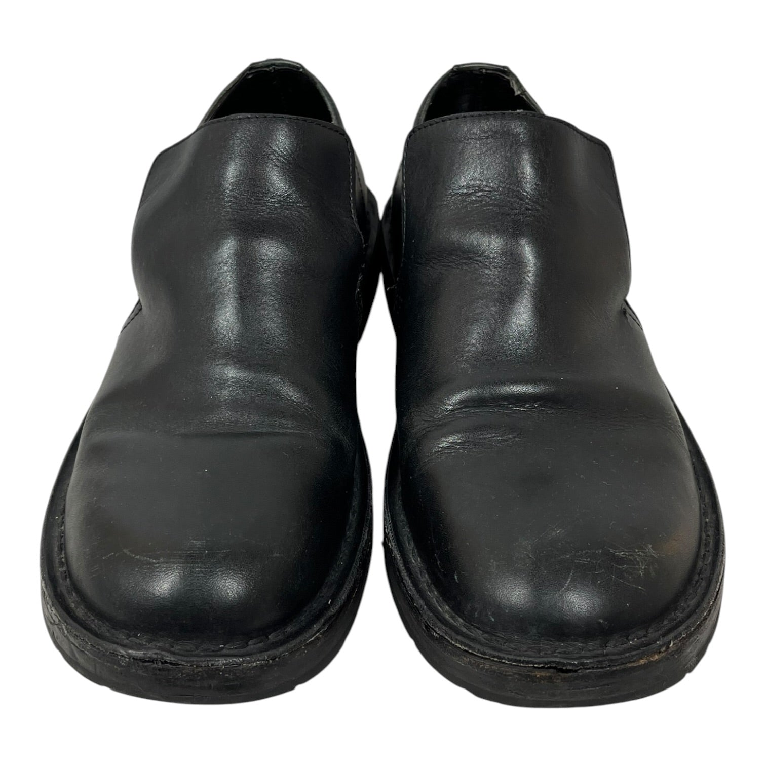 yohji yamamoto POUR HOMME/Loafers/EU 43/Leather/BLK/SLIP ON LOAFERS view 5