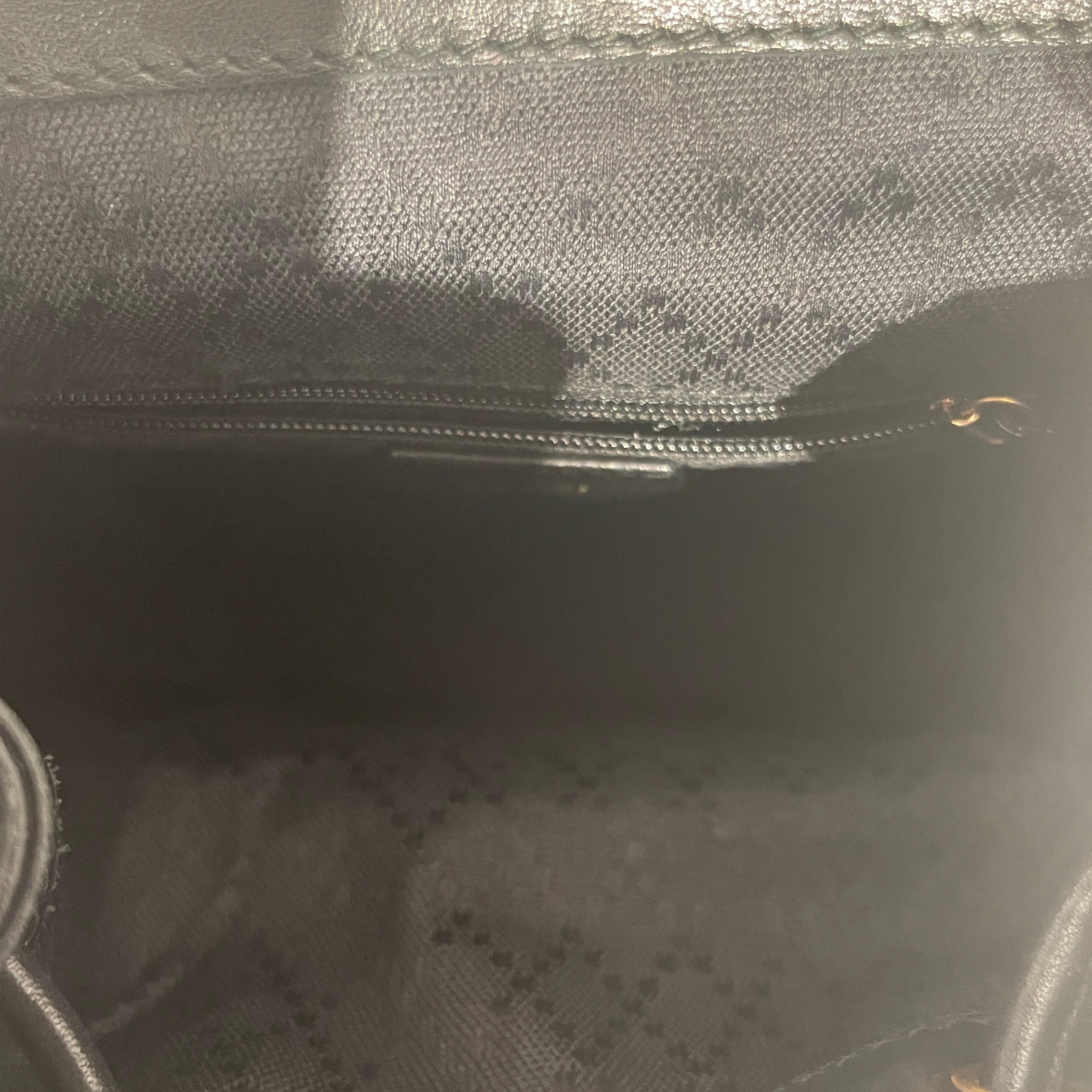 GUCCI/Backpack/S/Leather/BLK/GUCCI BAMBOO LEATHER view 5