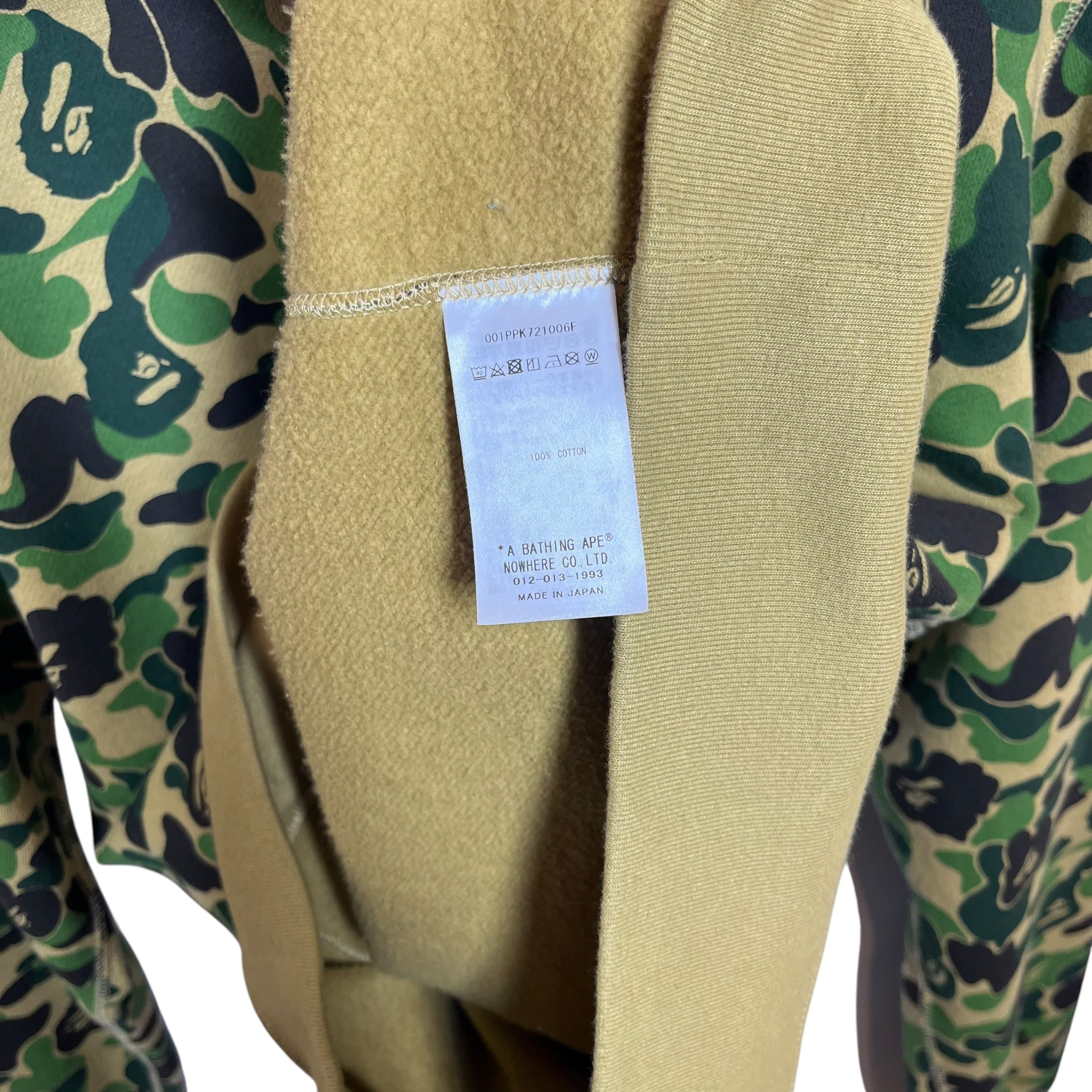 A BATHING APE/Hoodie/L/Camouflage/Cotton/GRN/ABC 2nd Camo Hoodie view 4