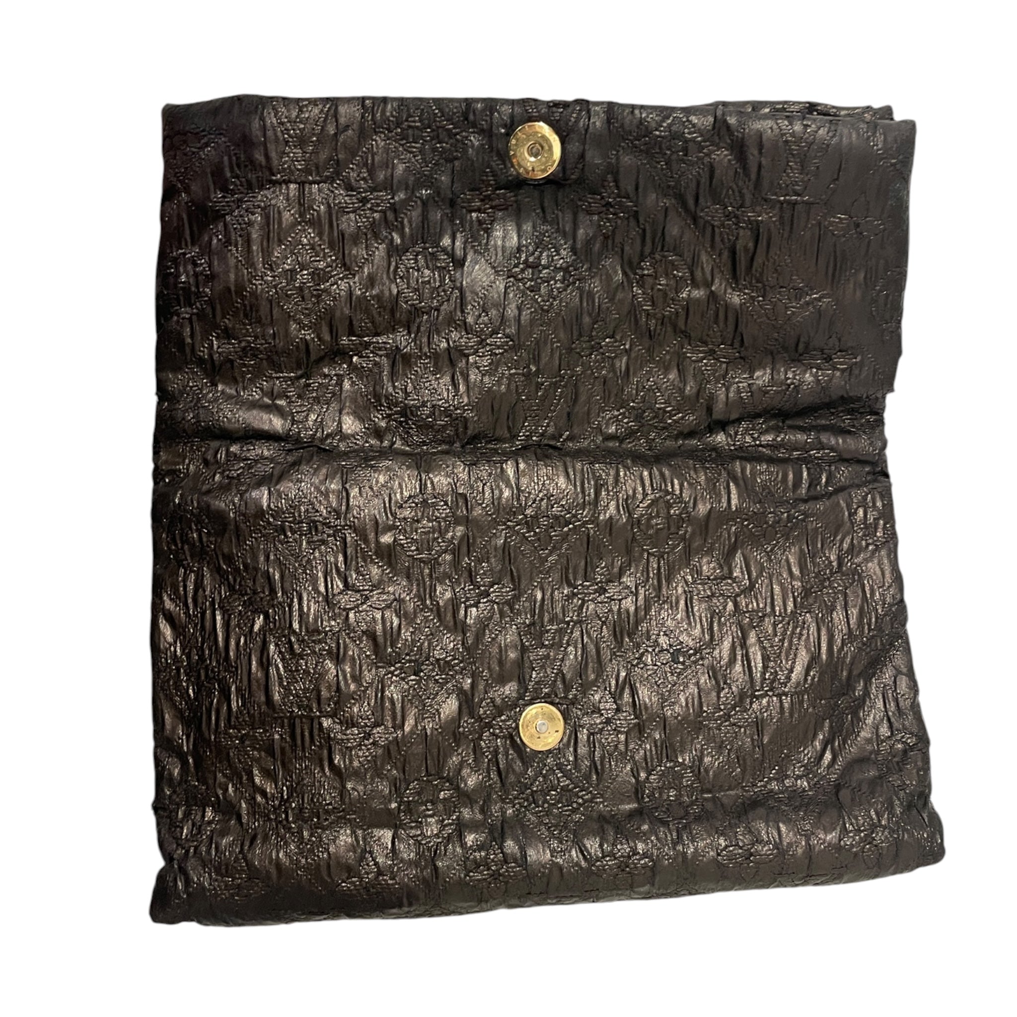 LOUIS VUITTON/Clutch Bag/Monogram/Leather/BLK/RJ6XBK7 view 3