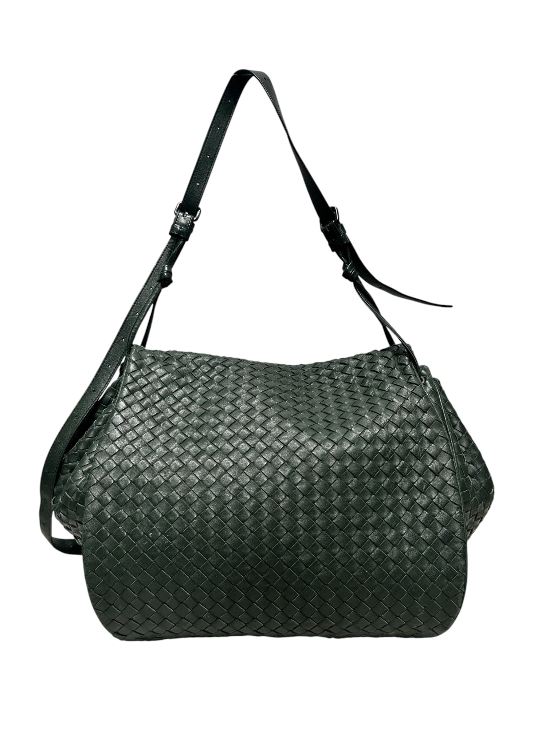 BOTTEGA VENETA/Bag/Leather/GRN/DARK GREEN view 1