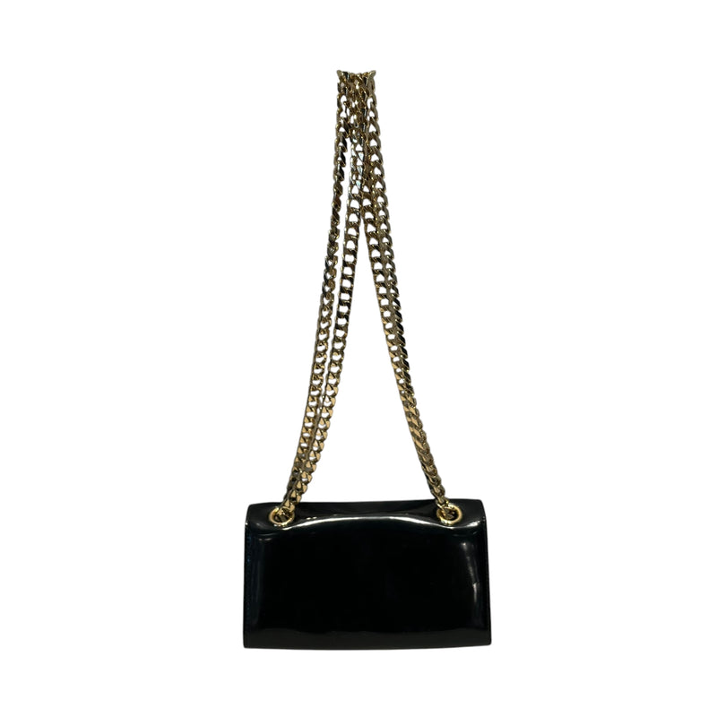 DOLCE&GABBANA/Hand Bag/Leather/BLK/3.5