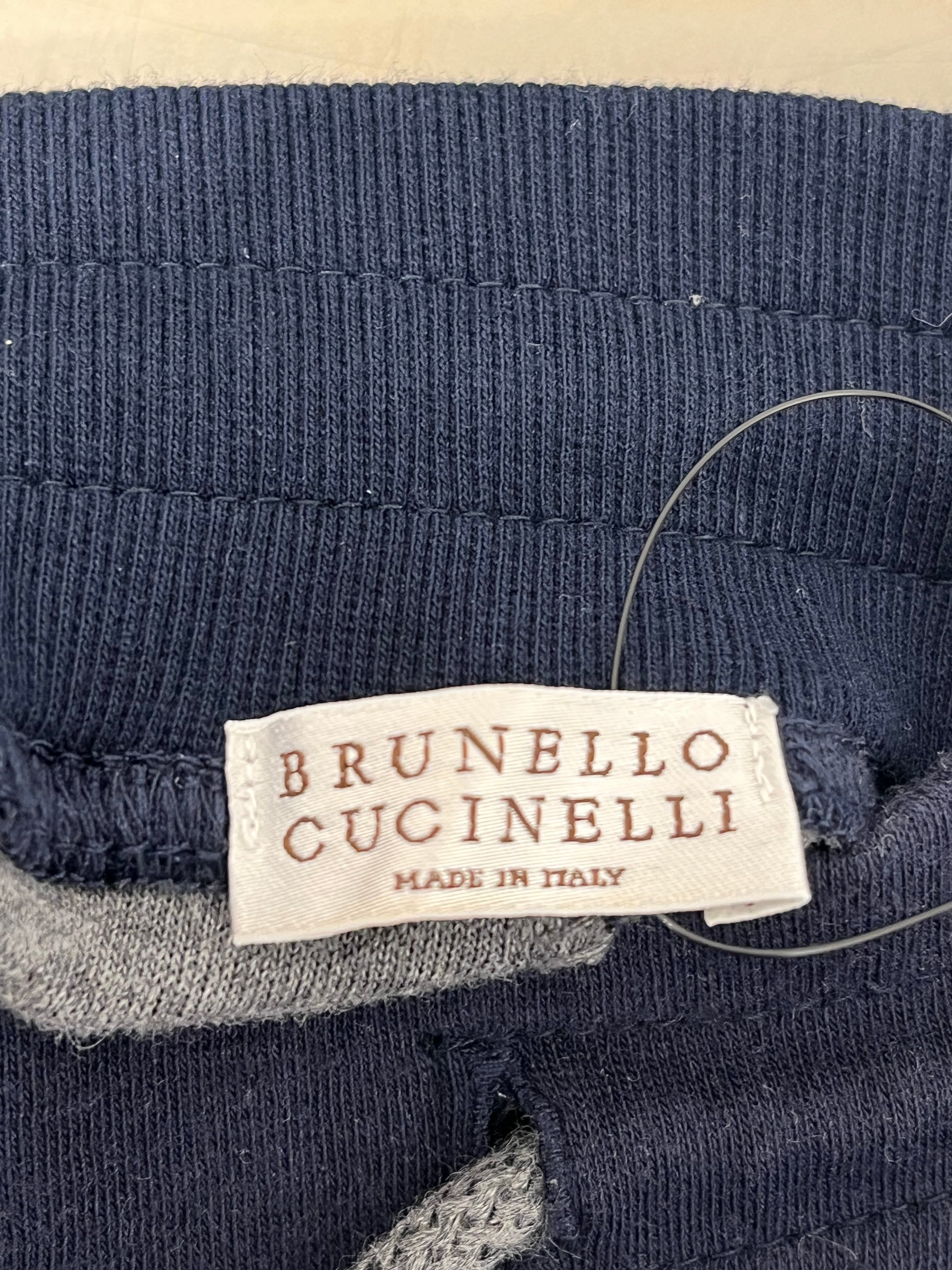 BRUNELLO CUCINELLI/Pants/S/Cotton/NVY/NAVY SWEATS view 4