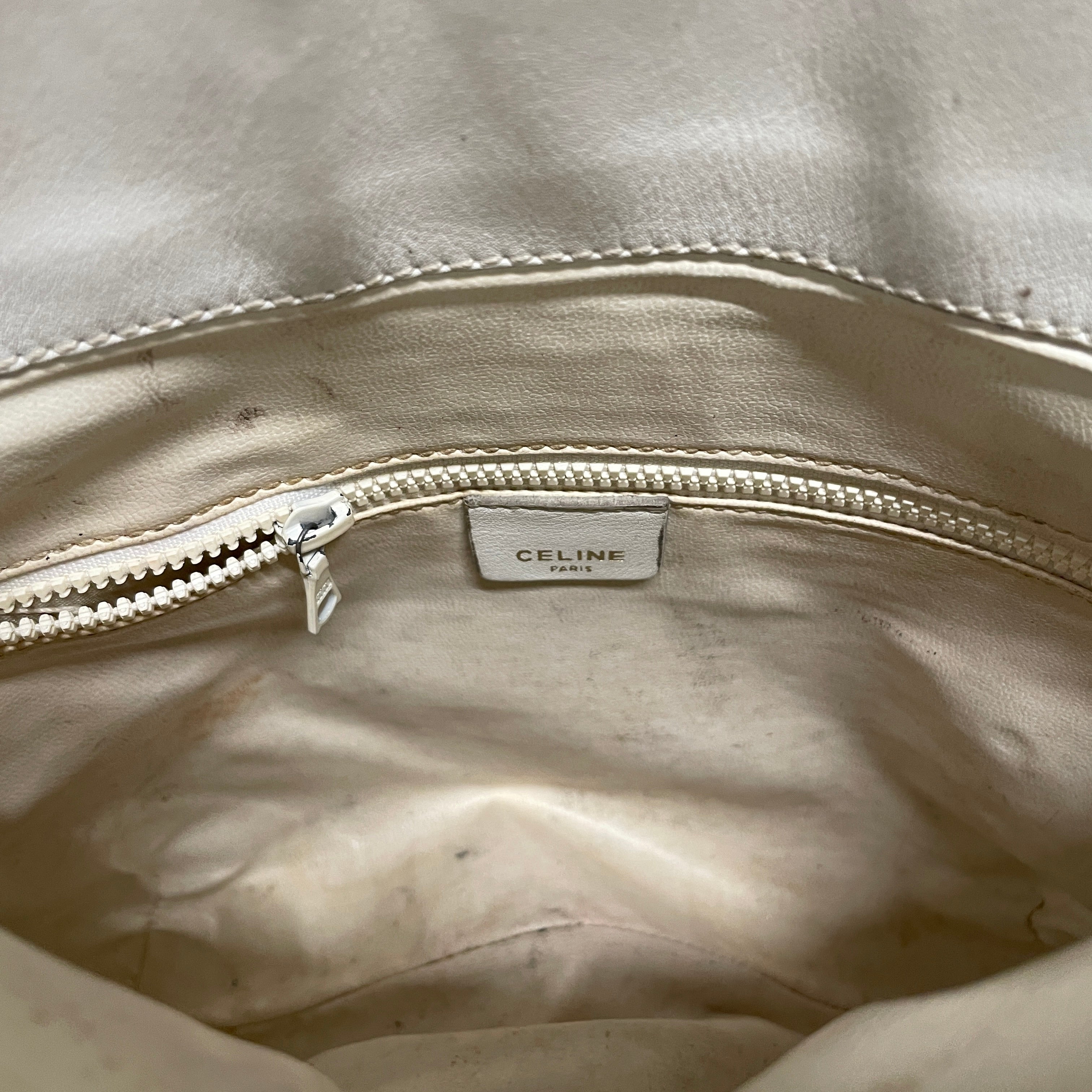 CELINE/Cross Body Bag/Leather/WHT/Y98QDG4 view 5