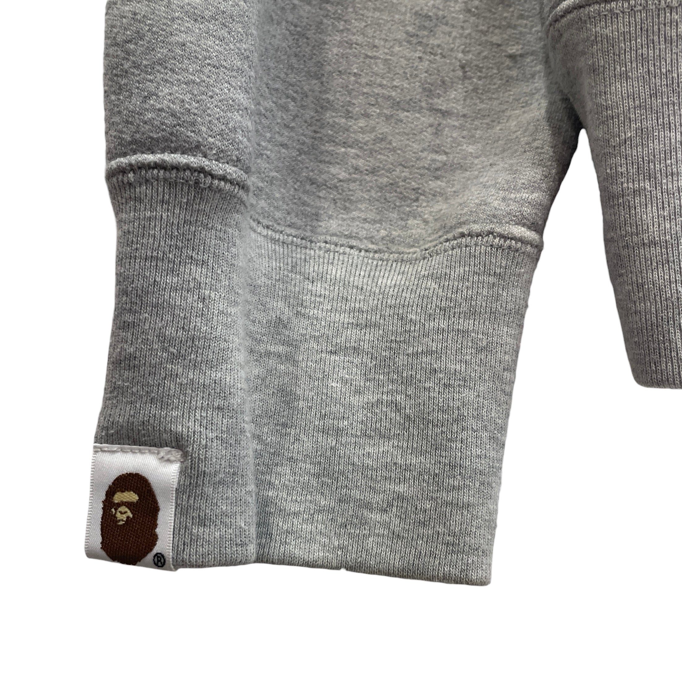 A BATHING APE/Hoodie/L/Cotton/GRY/FAMILY BAG HOODIE view 3
