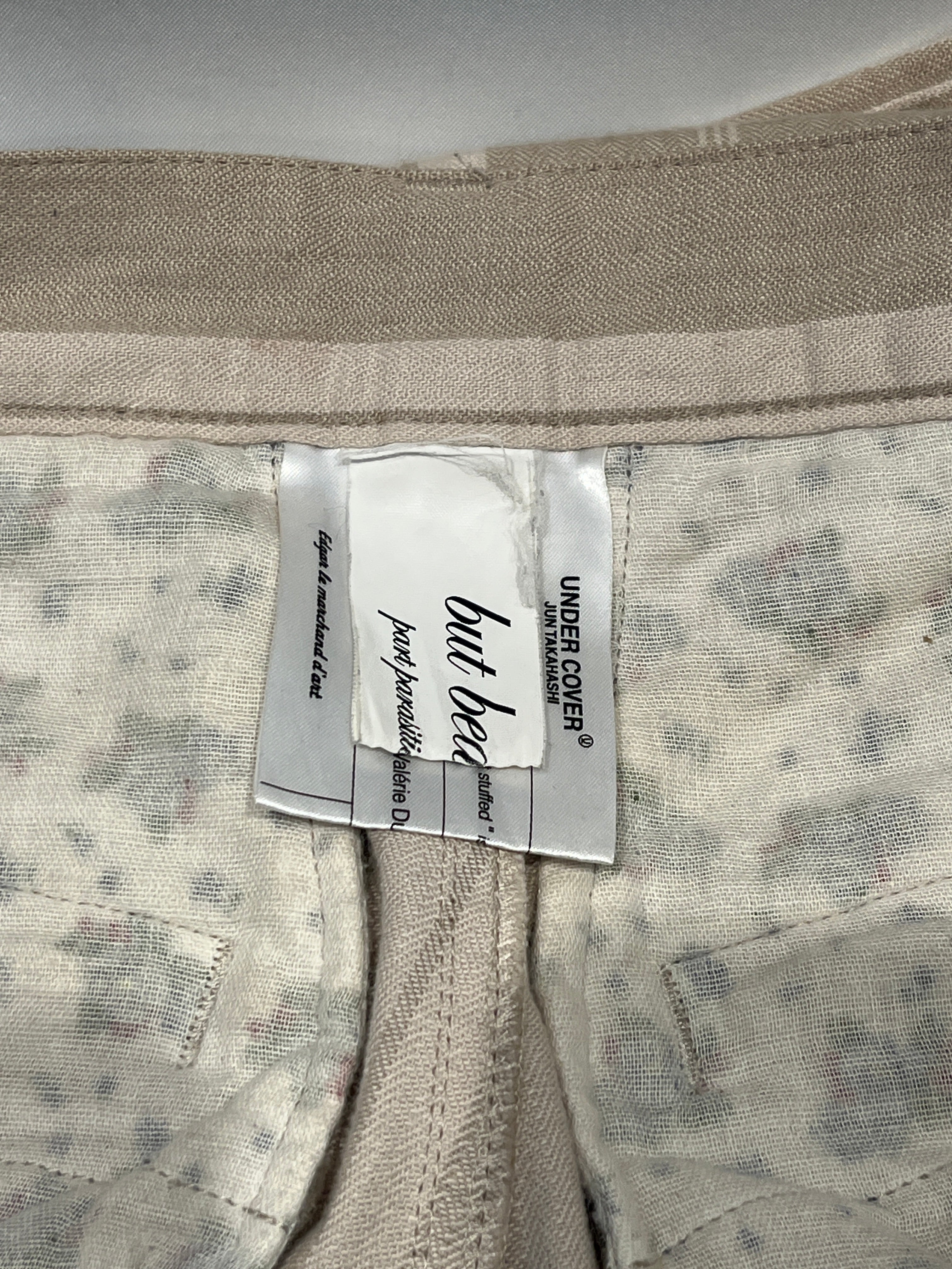 UNDERCOVER/Sarouel Pants/S/Stripe/Cotton/CRM/Button Fly/ view 3