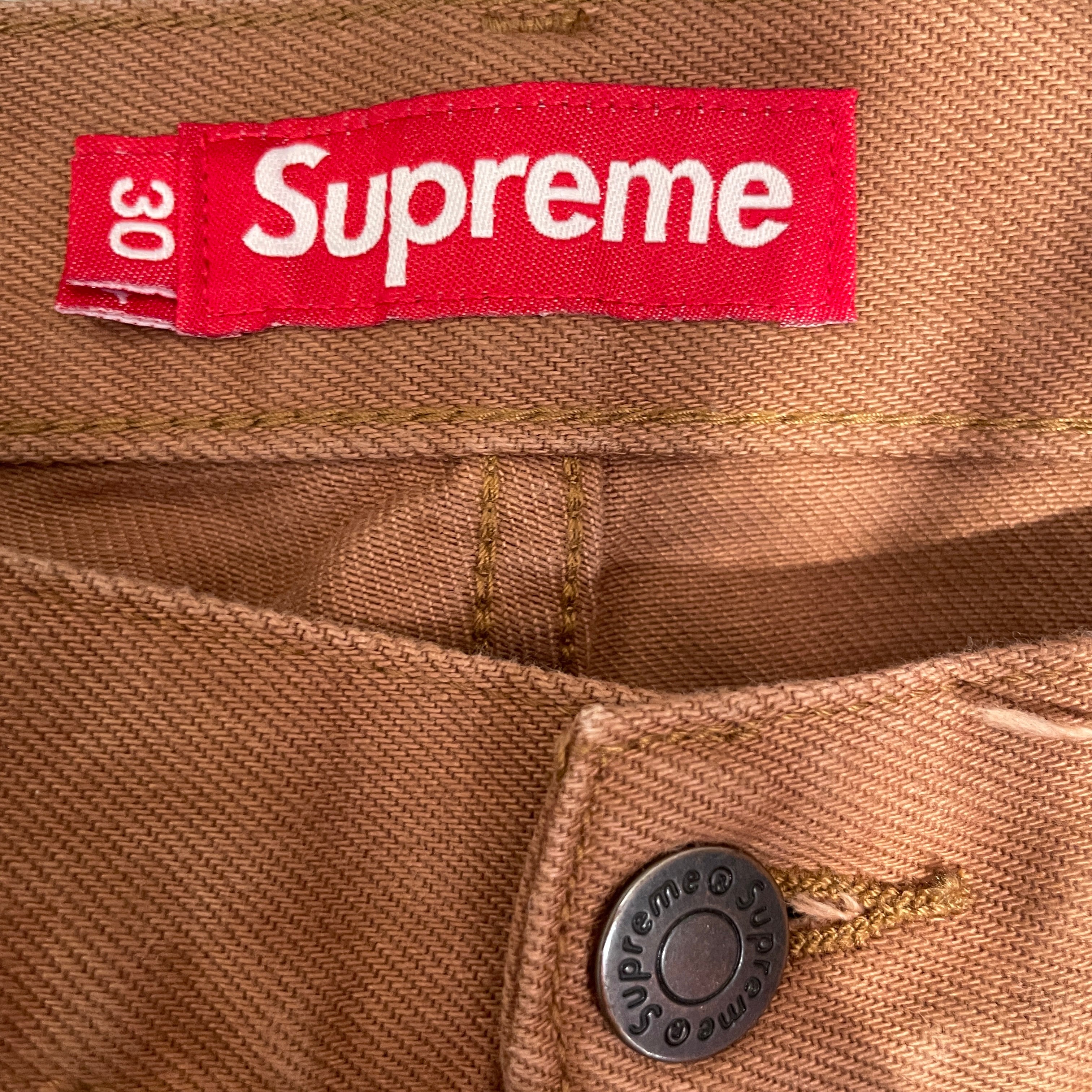 Supreme/Pants/30/Cotton/BRW/Graphic/SS25 Regular Jean view 3