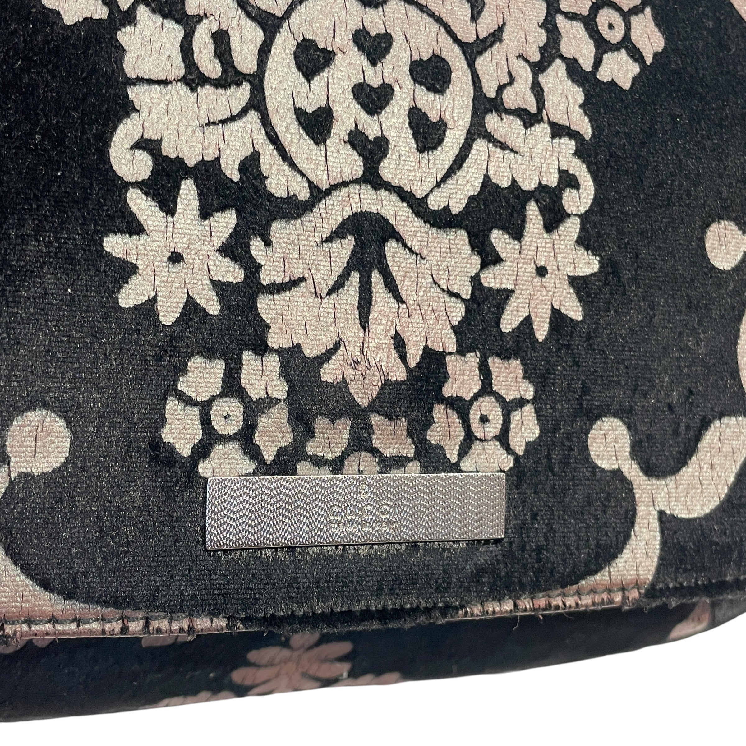 GUCCI/Hand Bag/Velour/BLK/TOM FORD ERA/VELVET DEVORE view 3