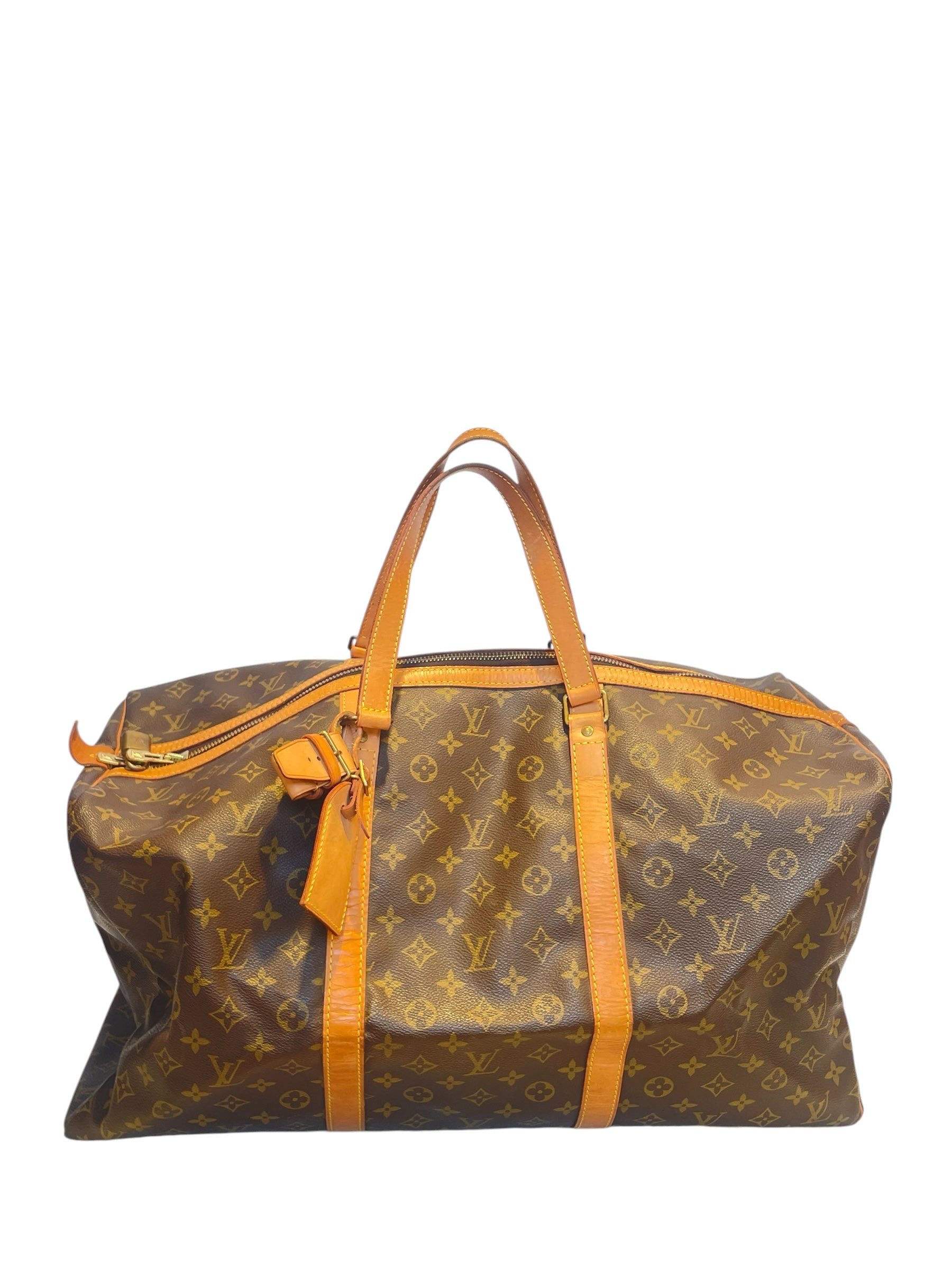 LOUIS VUITTON/Bag/All Over Print/Leather/MLT/keepball 50/lock/gld hard/brw view 1