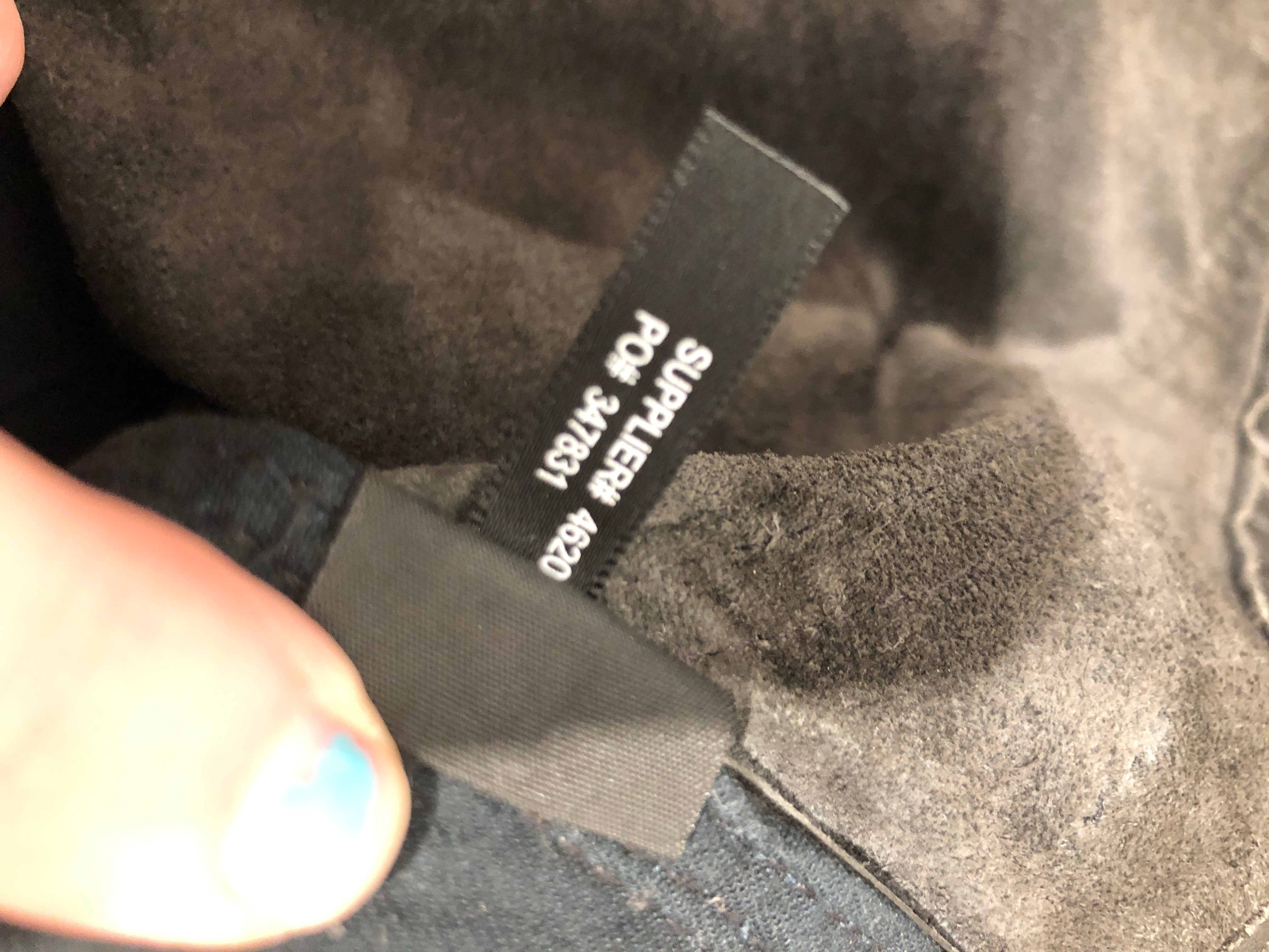 RRL/Pants/30/Leather/BLK/cowhide leather w/ metal studs view 6