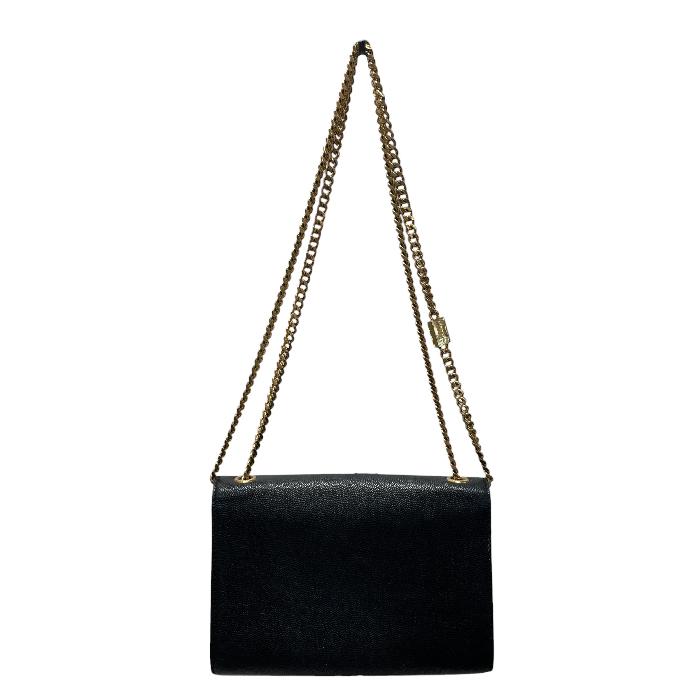 SAINT LAURENT/Cross Body Bag/Leather/BLK/kate crossbody view 2