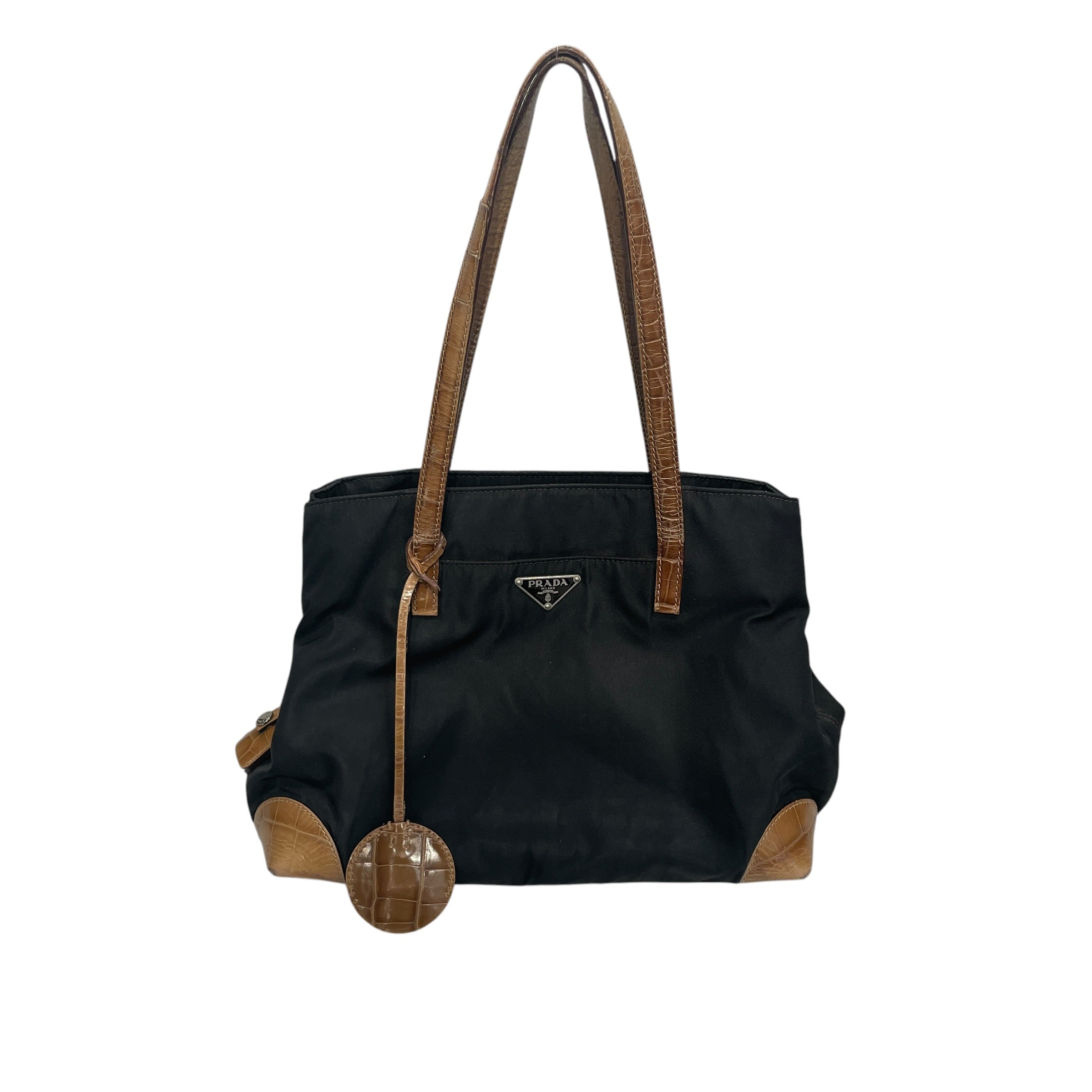 PRADA/Bag/Nylon/BLK/TESSUTO SNAKESKIN view 1