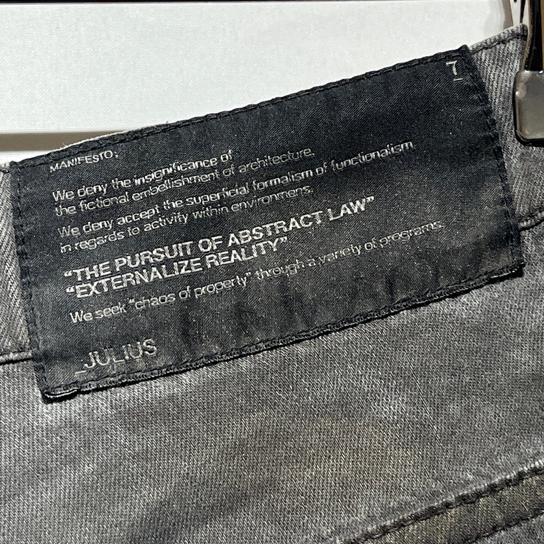 JULIUS/Pants/32/Cotton/GRY/ view 4