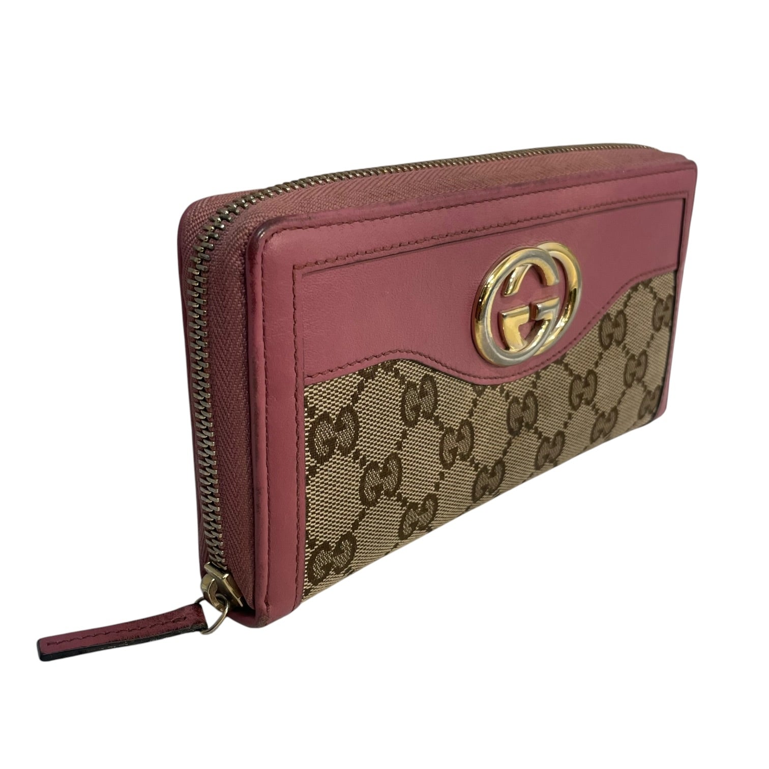 GUCCI/Long Wallet/Monogram/Leather/MLT/L's/Sign canvas print view 4