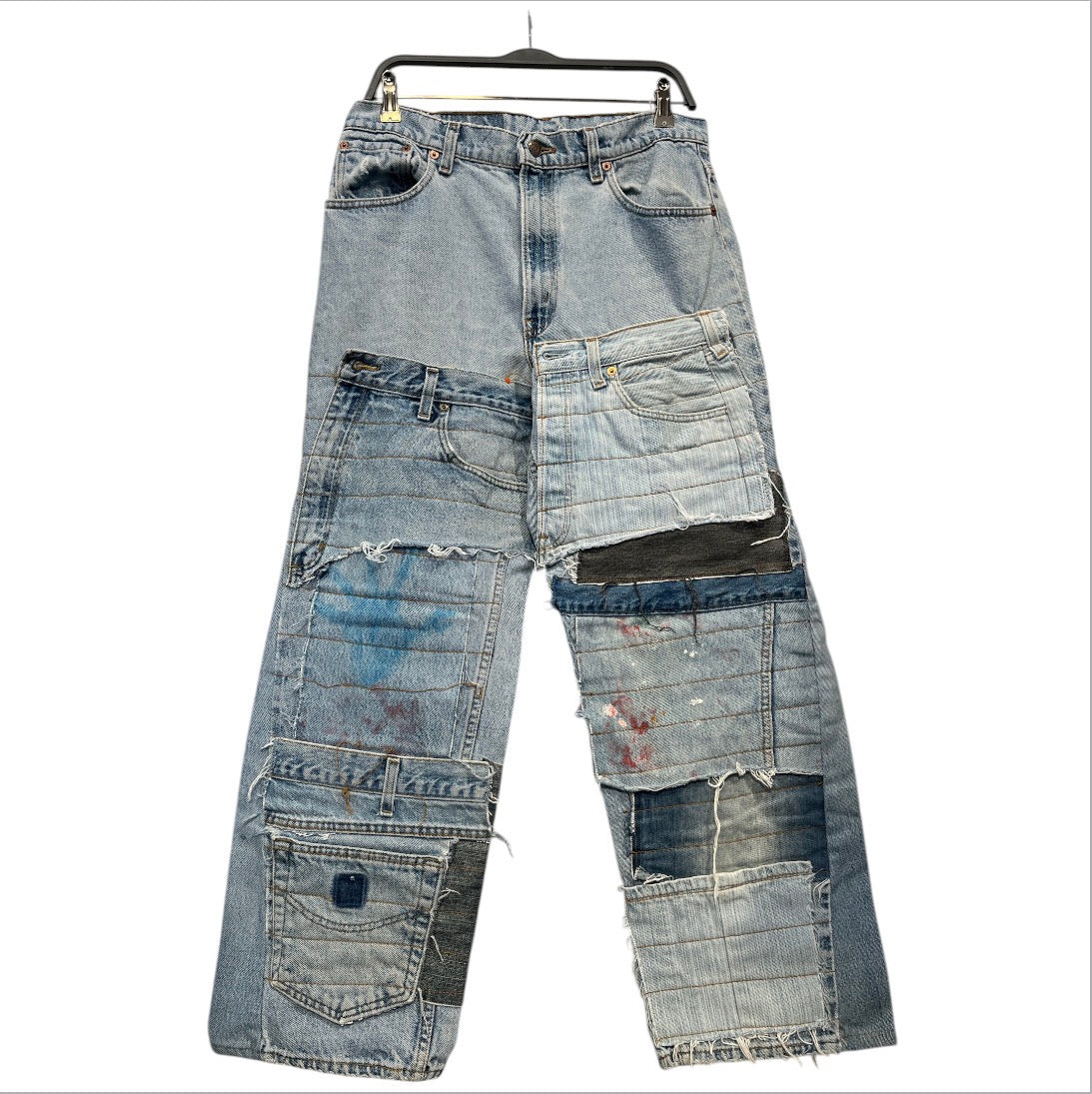 Levi's/Straight Pants/34/Denim/BLU/550S 34X30 CUSTOM DNM ON DNM view 1