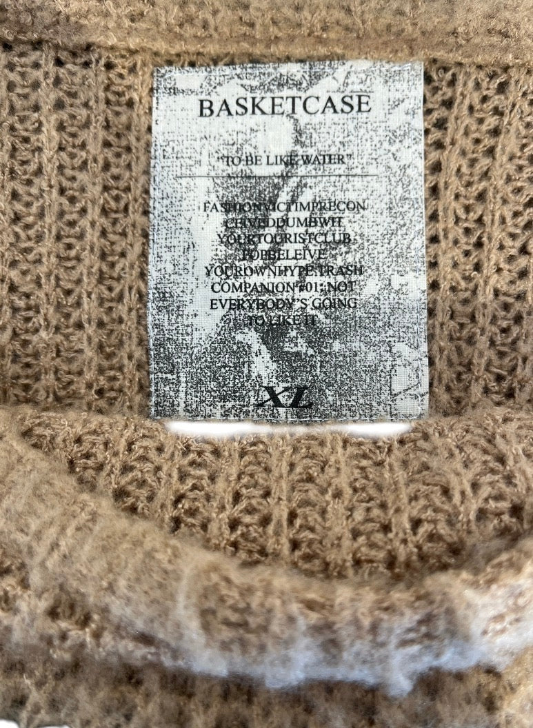basketcase gallery/Sweater/XL/Stripe/Cotton/BEG/WAFFLE KNIT view 3