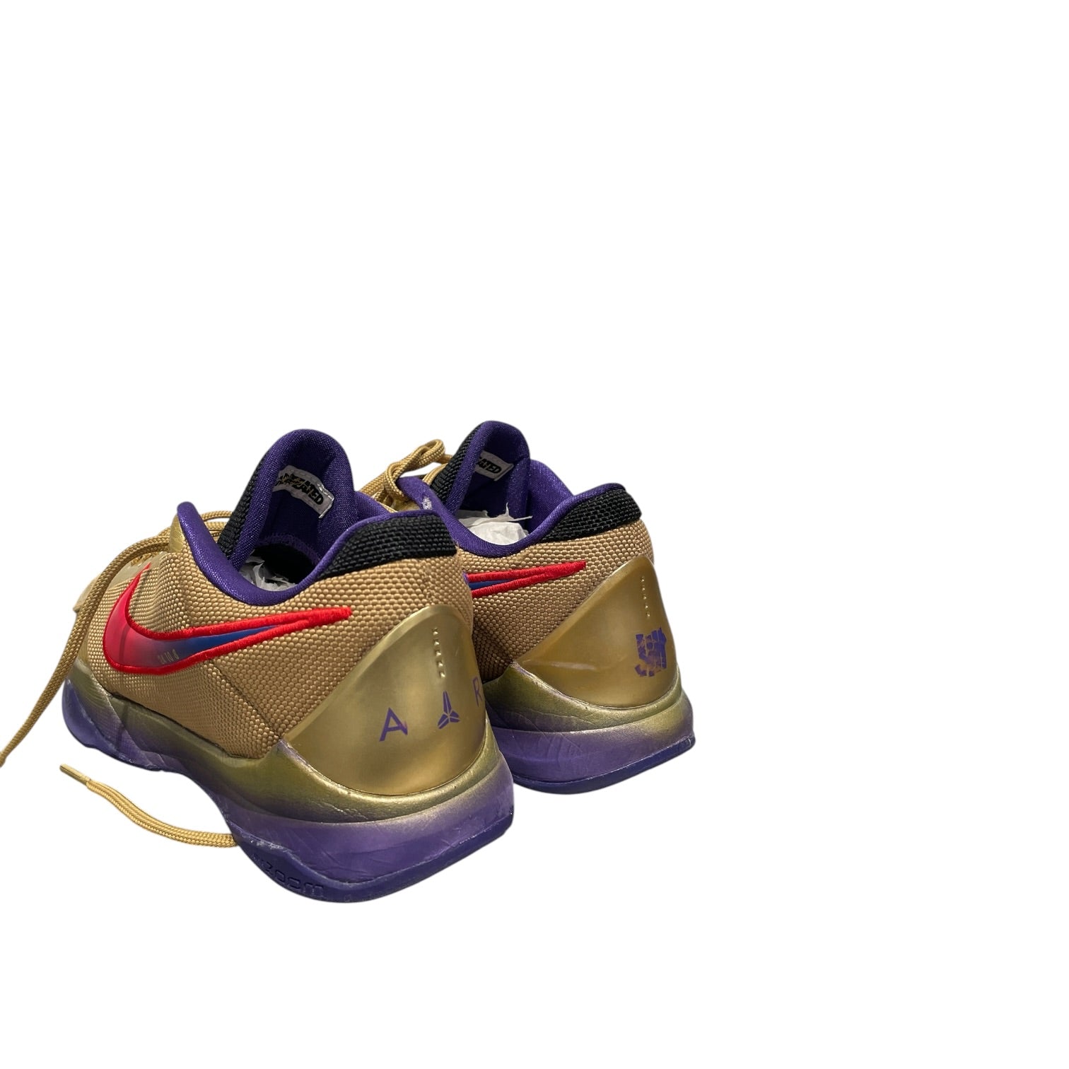 NIKE/UNDEFEATED/Low-Sneakers/US 9.5/GLD/KOBE 5 HALL OF FAME view 2