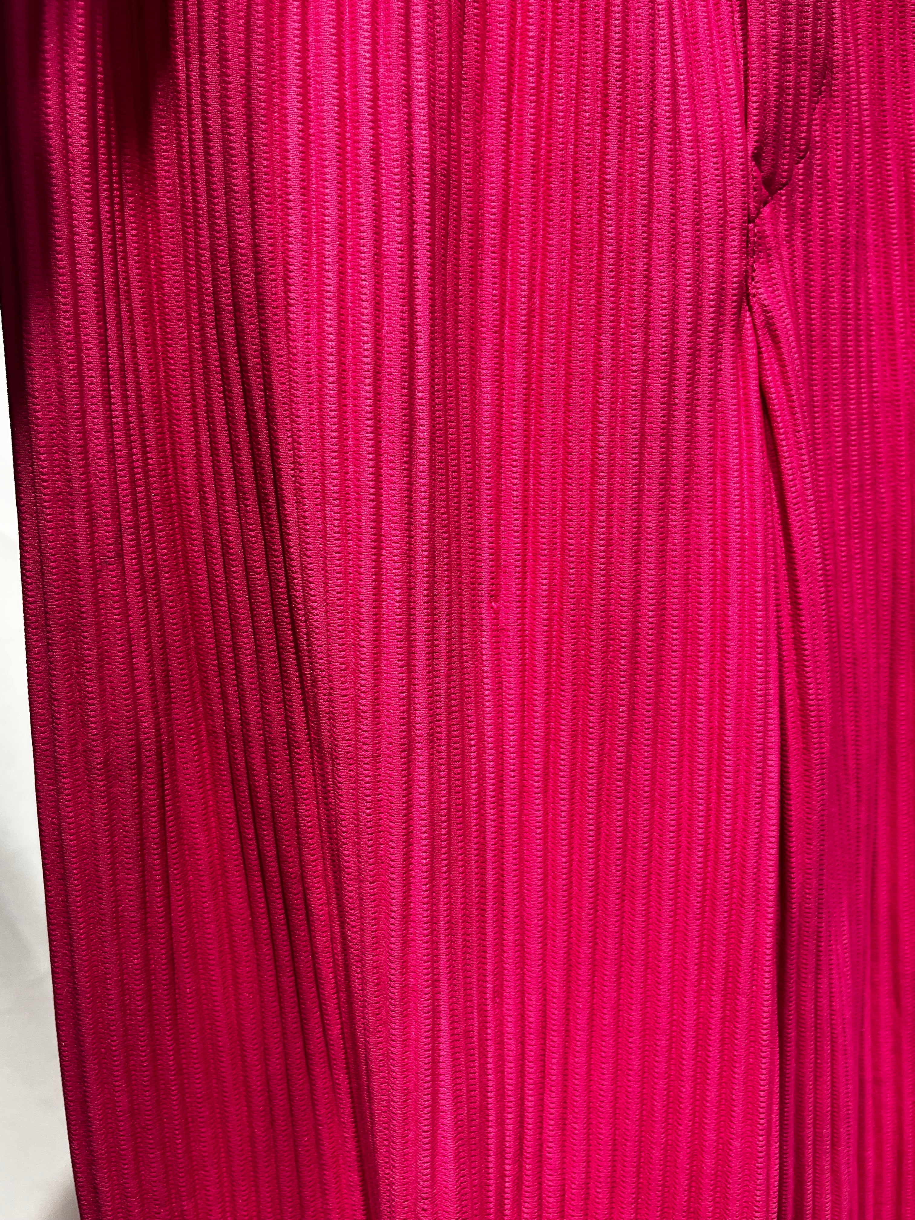 HOMME PLISSE ISSEY MIYAKE/Straight Pants/1/Polyester/PNK/Pink Pleats view 3