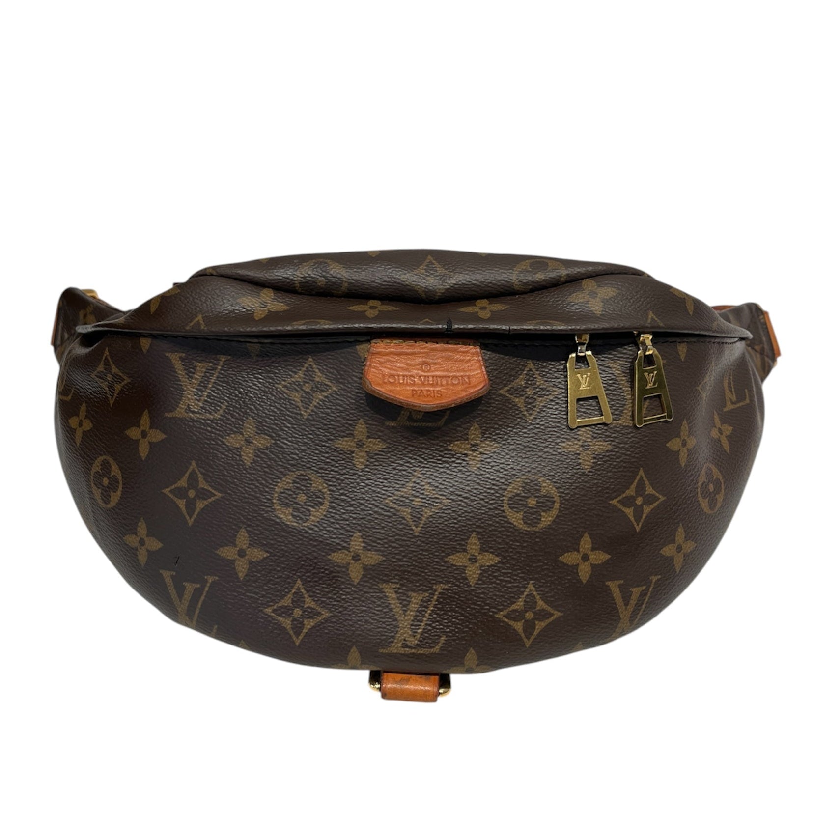 LOUIS VUITTON/Bag/Monogram/Leather/BRW/MONOGRAM BUMBAG view 1