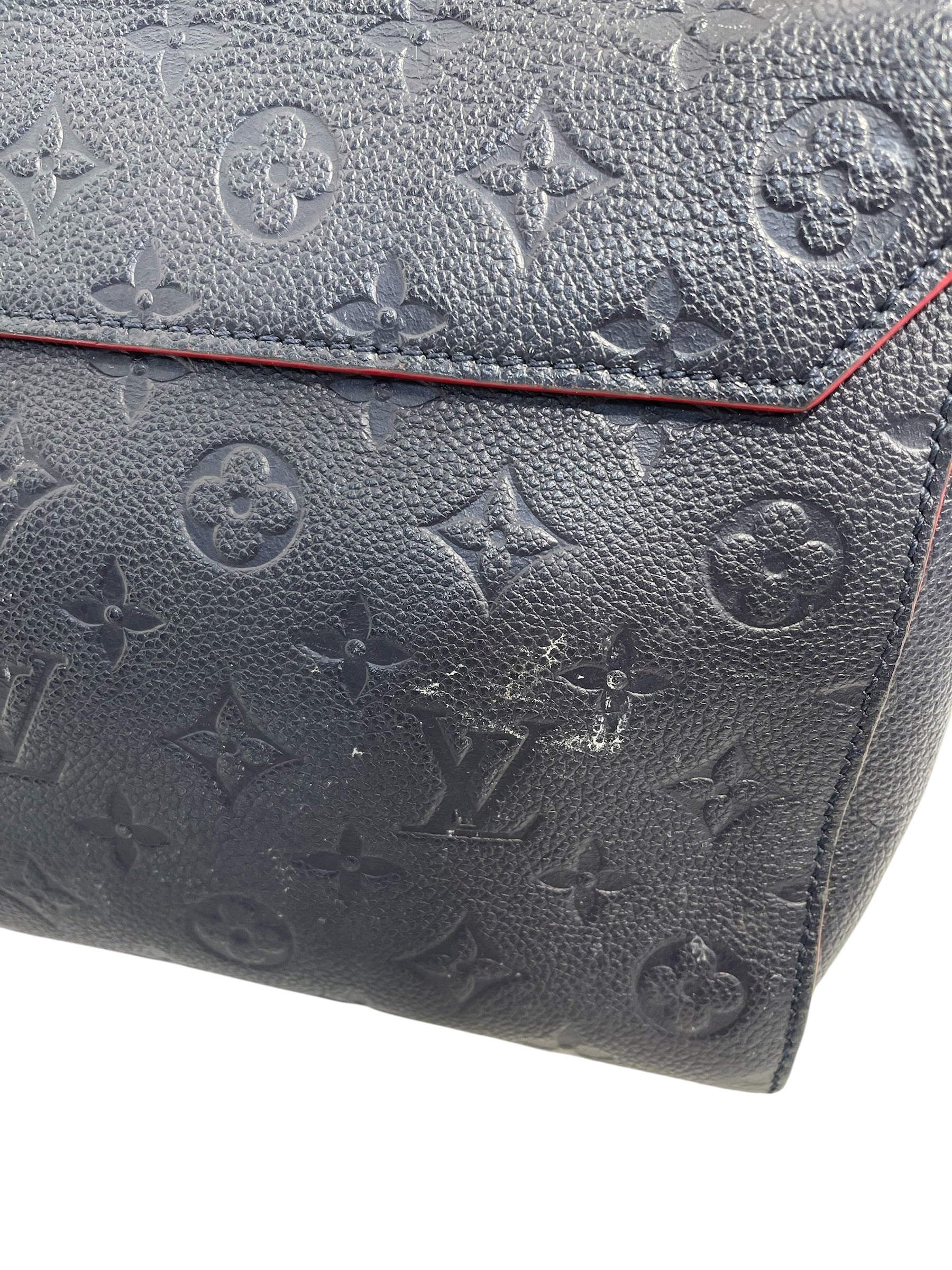 LOUIS VUITTON/Bag/Leather/NVY/VAVIN PM NAVY/RED view 5