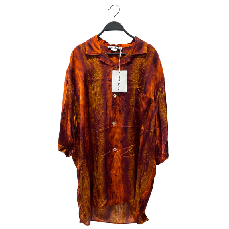 Acne Studios/SS Shirt/50/Silk/RED/All Over Print/