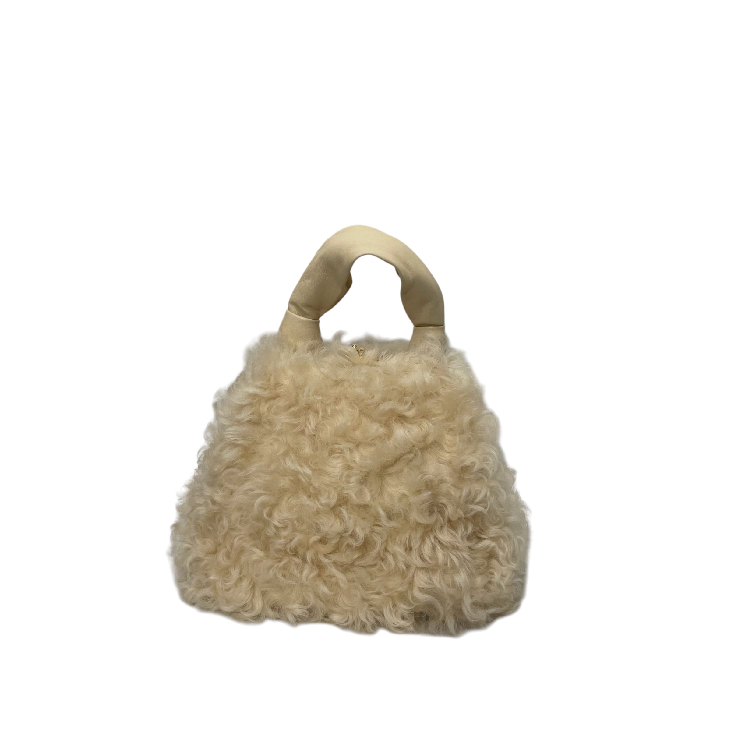 JIL SANDER/Hand Bag/Fur/CRM/FUR HANDBAG view 2