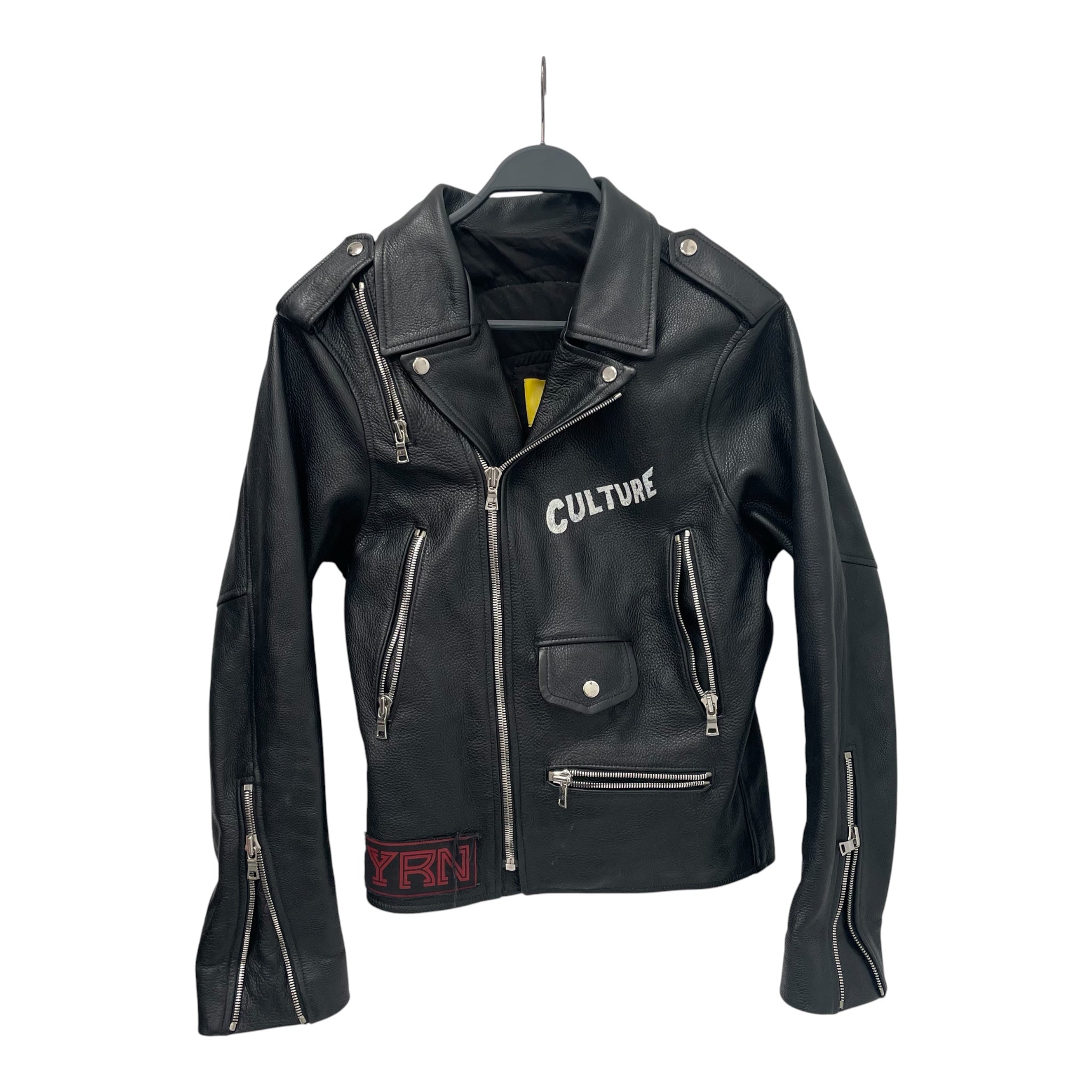 LUKE VICIOUS/Leather Jkt/L/Leather/BLK/All Over Print/ATLANTA PATCH view 1