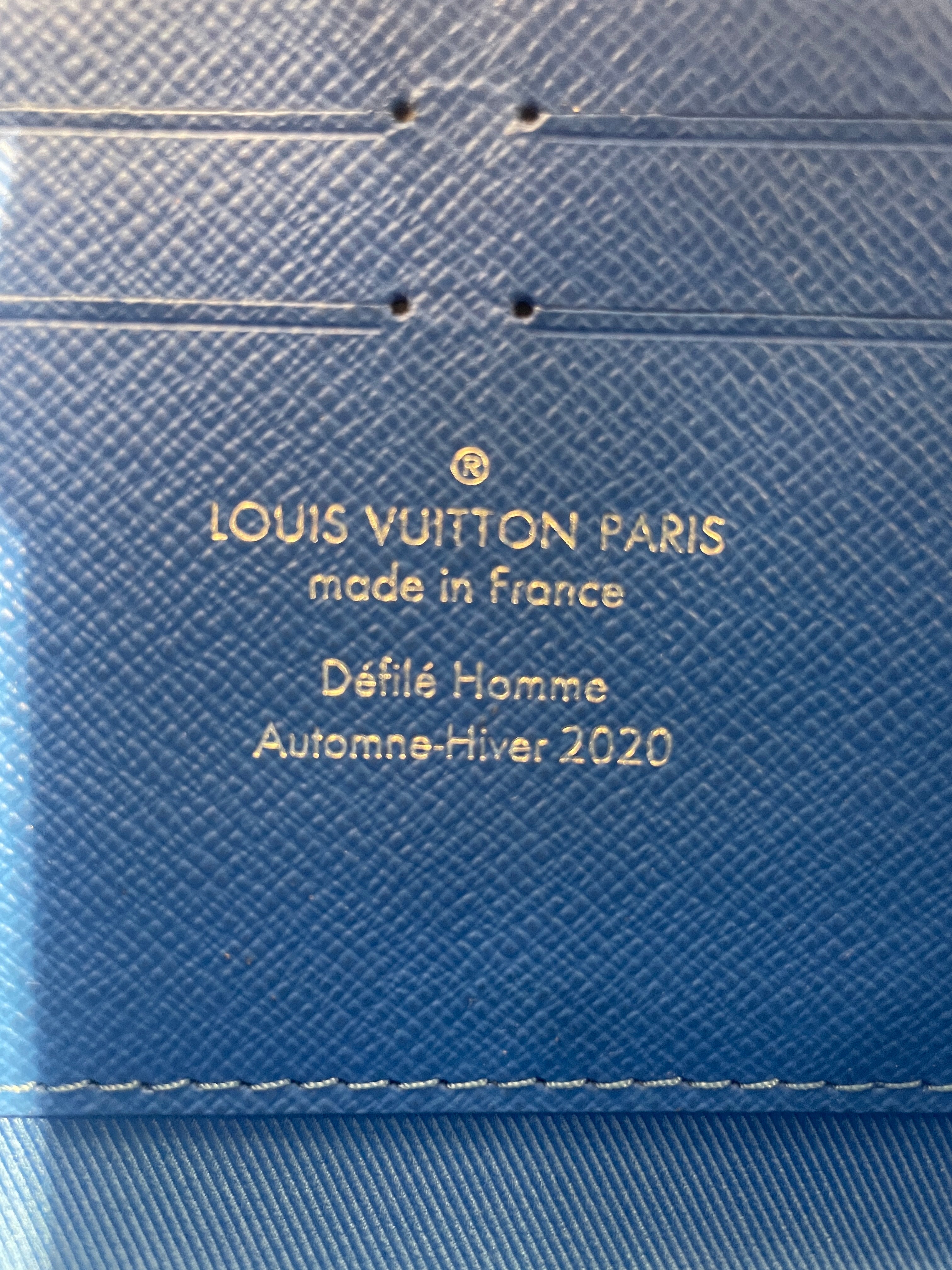 LOUIS VUITTON/Cross Body Bag/Monogram/Leather/BLU/Virgil Clouds view 5