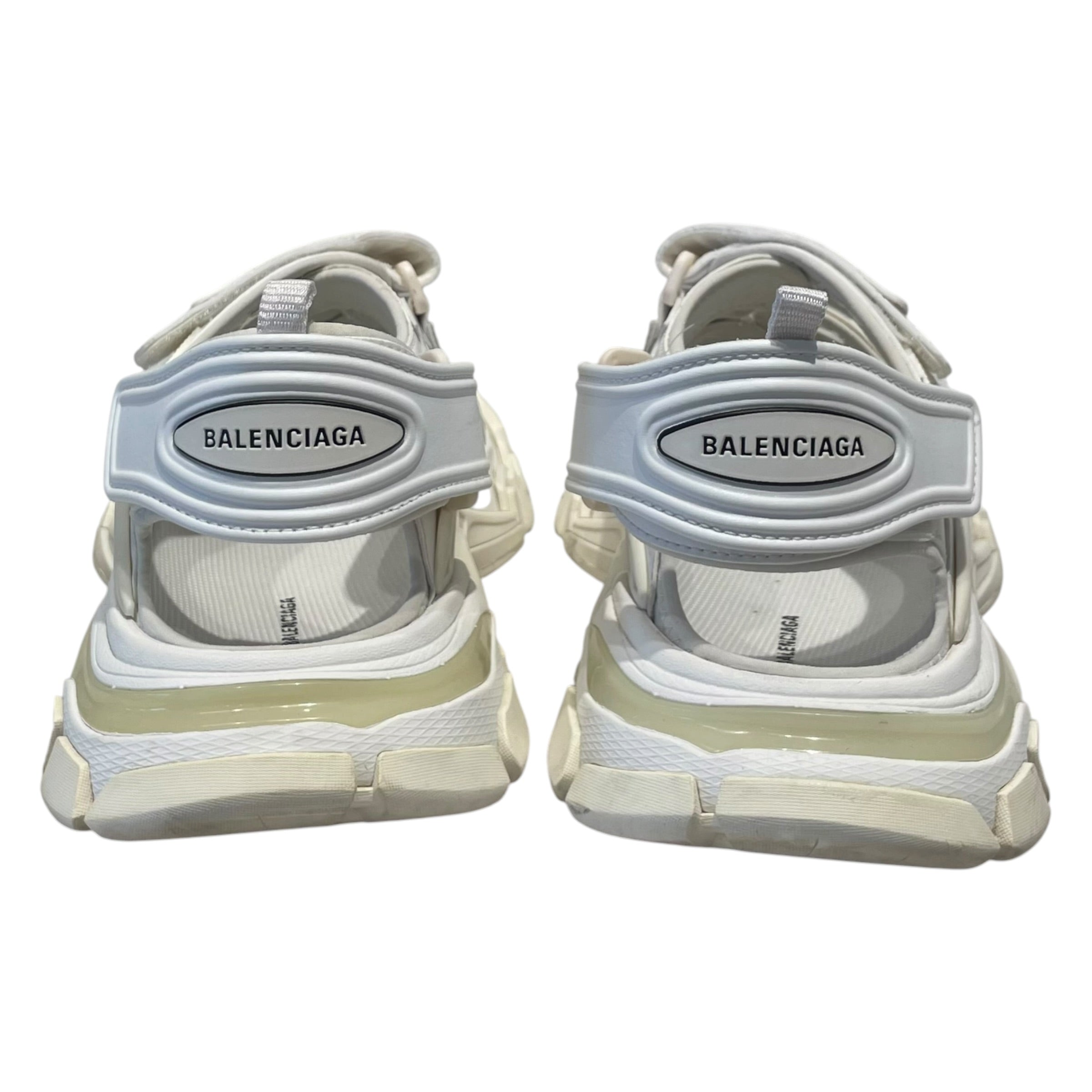 BALENCIAGA/Sandals/US 12/Leather/WHT/Track Sandal view 3