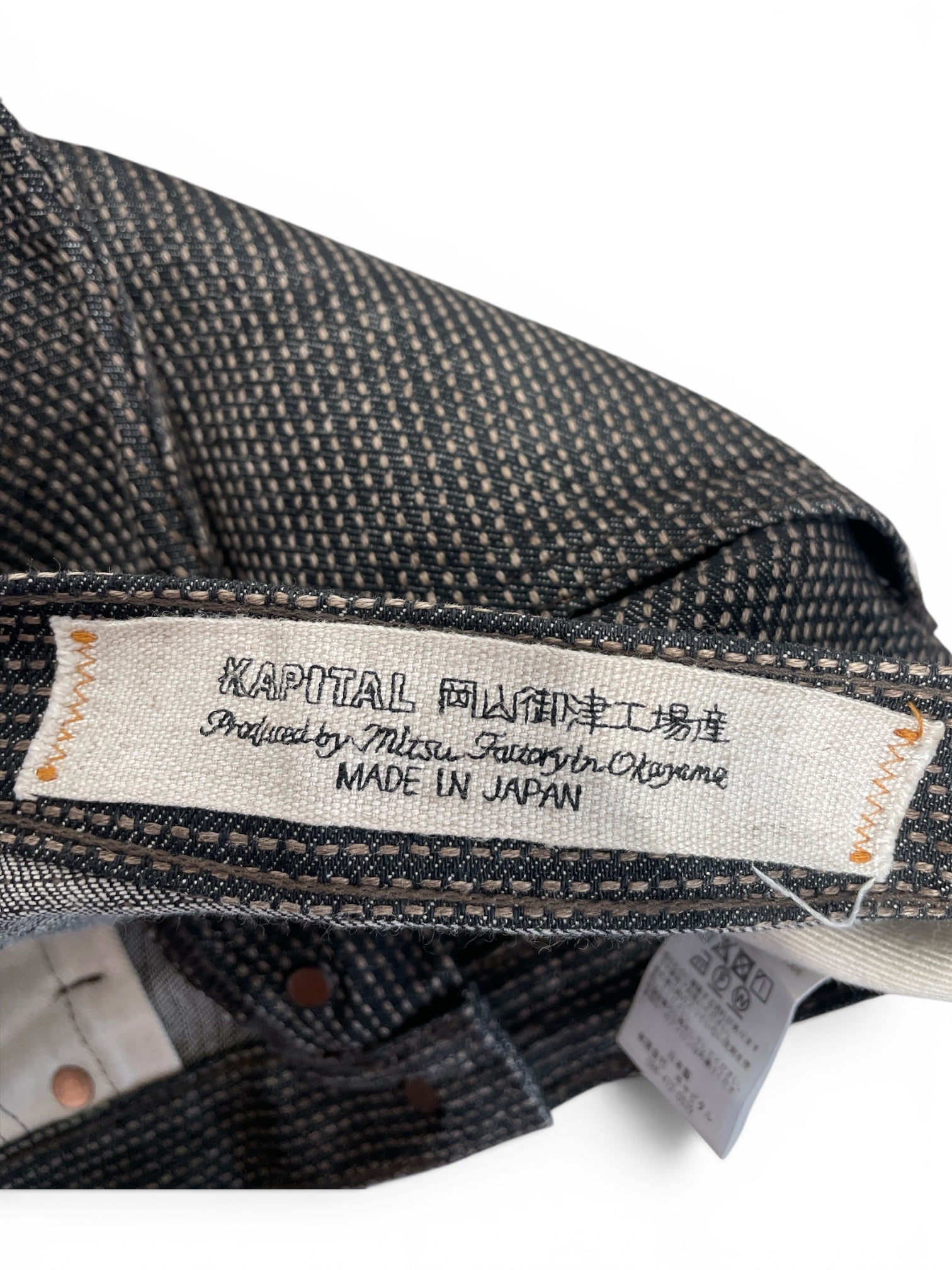 KAPITAL/Straight Pants/32/Cotton/BRW/century denim no7-s view 3
